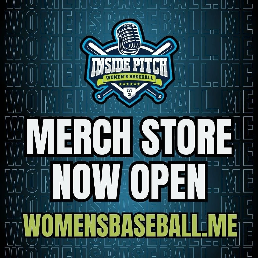 The WBIP merch store is OPEN! 
Our exclusive merch aims to inspire, empower and support female athletes in this great game. 
Own your game at womensbaseball.me