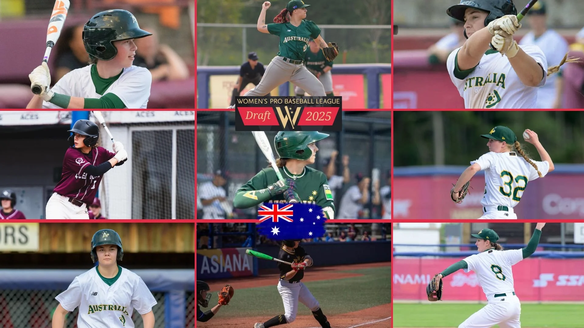 9 Aussies drafted into Women’s Professional Baseball League