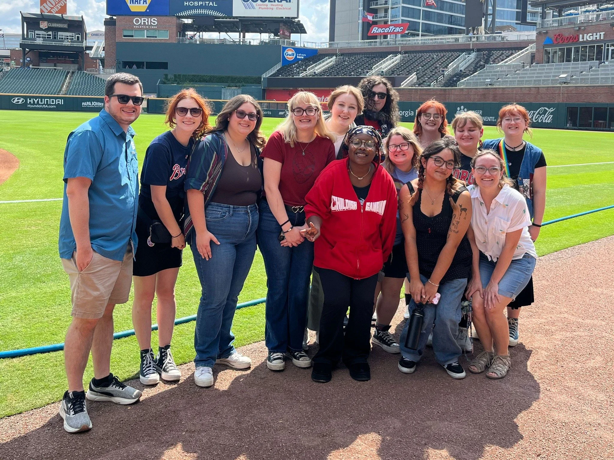 ⚾️ Learning beyond the stage.
Students from Lighting and Audio Production classes spent the day at Truist Park, home of the Atlanta Braves, exploring how professional technicians use light, sound, and media to create unforgettable experiences. It's t