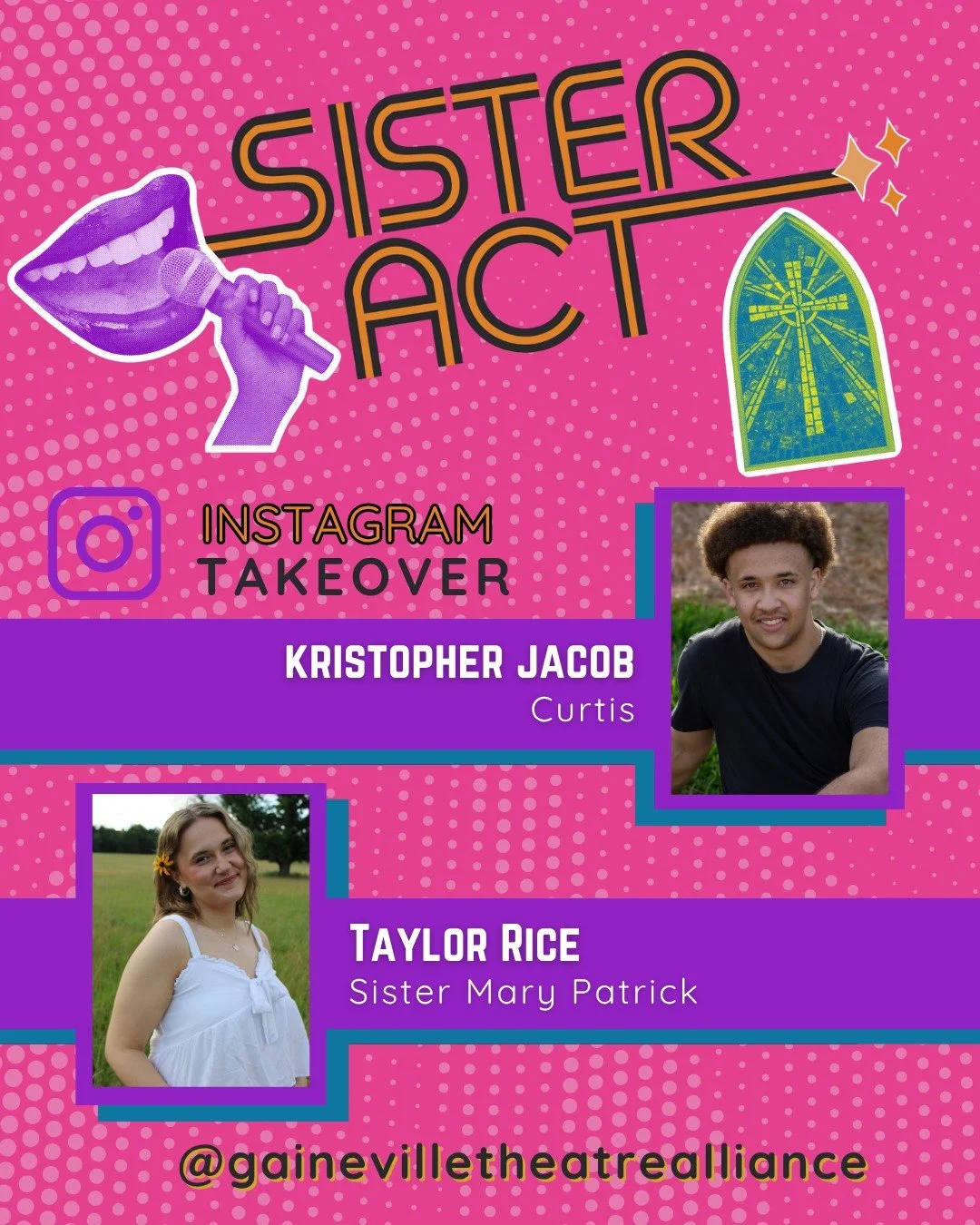 It's a long day in the theatre, and we've got the perfect duo to take you through it! Tomorrow, follow Kristopher Jacob, who plays Curtis, and Taylor Rice, our scene-stealing Sister Mary Patrick, as they tackle the first 10 out of 12 day. These BFA M