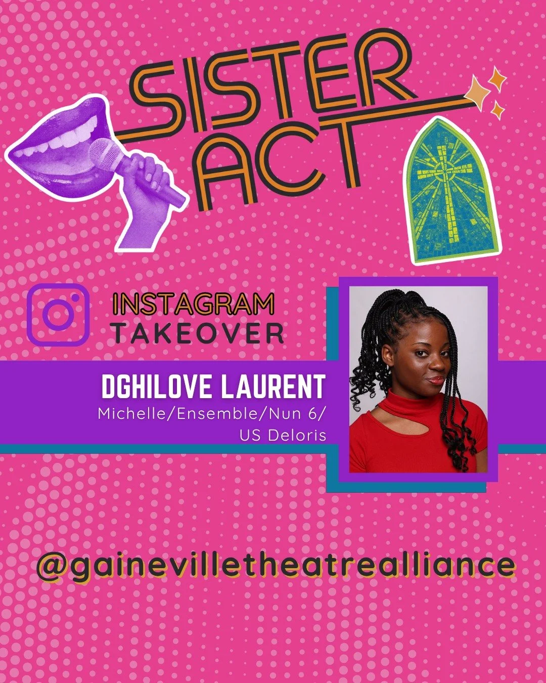 What&rsquo;s it like to perform a sold out show? Tomorrow, Dghilove Laurent will take you behind the scenes of our sold out matinee performance! A sophomore BFA Musical Theatre student at Brenau, Dghilove plays Michelle, appears in the ensemble, and 