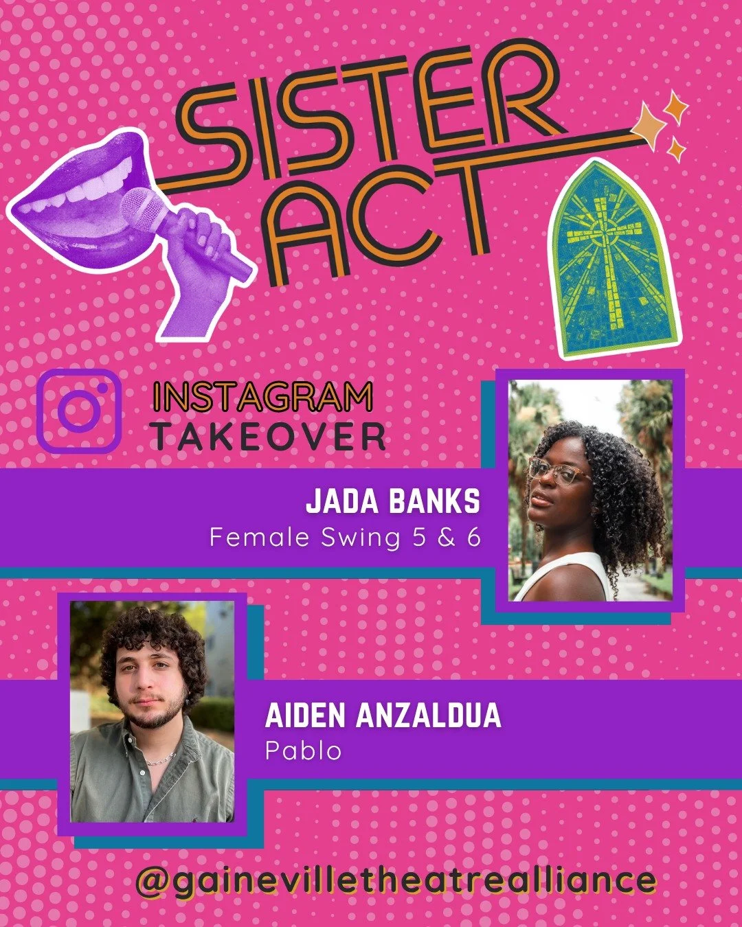 Tomorrow, we&rsquo;re handing over our stories to two of our Brenau Acting students! Jada Banks, a freshman swing, and Aiden Anzald&uacute;a, a senior who plays Pablo, will show how the cast keeps their performances sharp during show week.