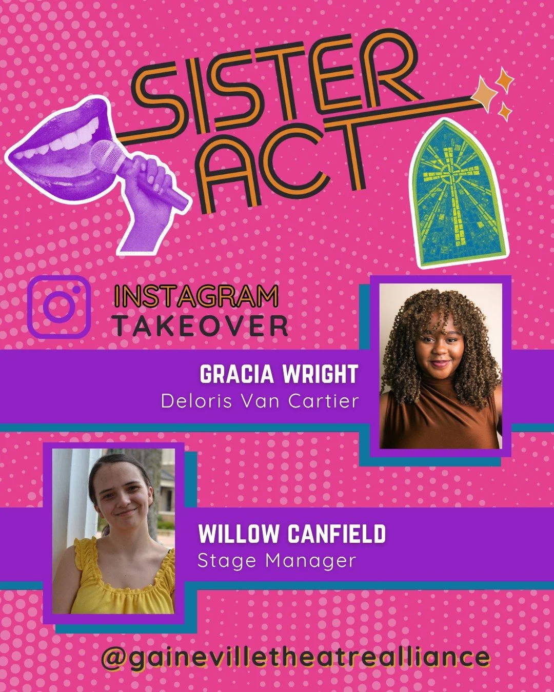 Tomorrow, Gracia Wright, who stars as Deloris, and Willow Jade Canfield, our fearless Stage Manager, will take over our stories for the final day of performances! Follow along as the cast and crew say goodbye to SISTER ACT.