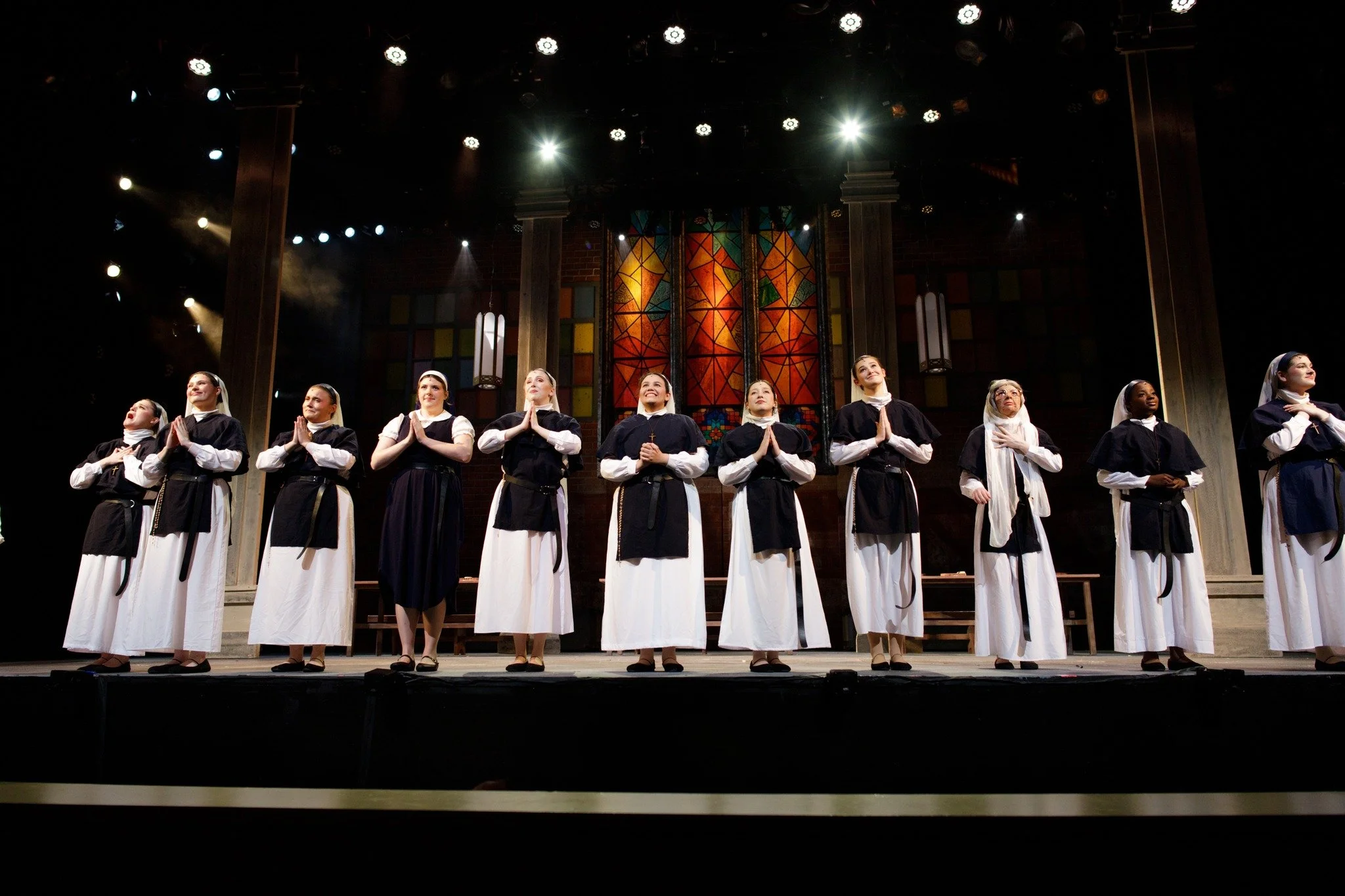 It is closing day for SISTER ACT! Thank you to everyone who has come out to support our students and celebrate this joyful musical with us.

If you still want to catch the show, there are two performances today, including an evening show with more se