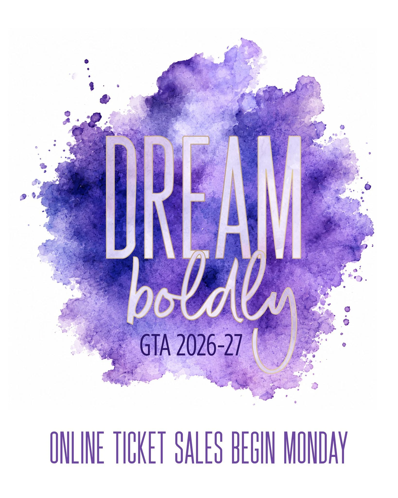 Online ticket sales for Gainesville Theatre Alliance's 2026-27 season begin Monday!

GTA is moving to a new ticketing system this season. On Monday, tickets will be available ONLINE ONLY. Phone and in-person sales will follow once new box office paym