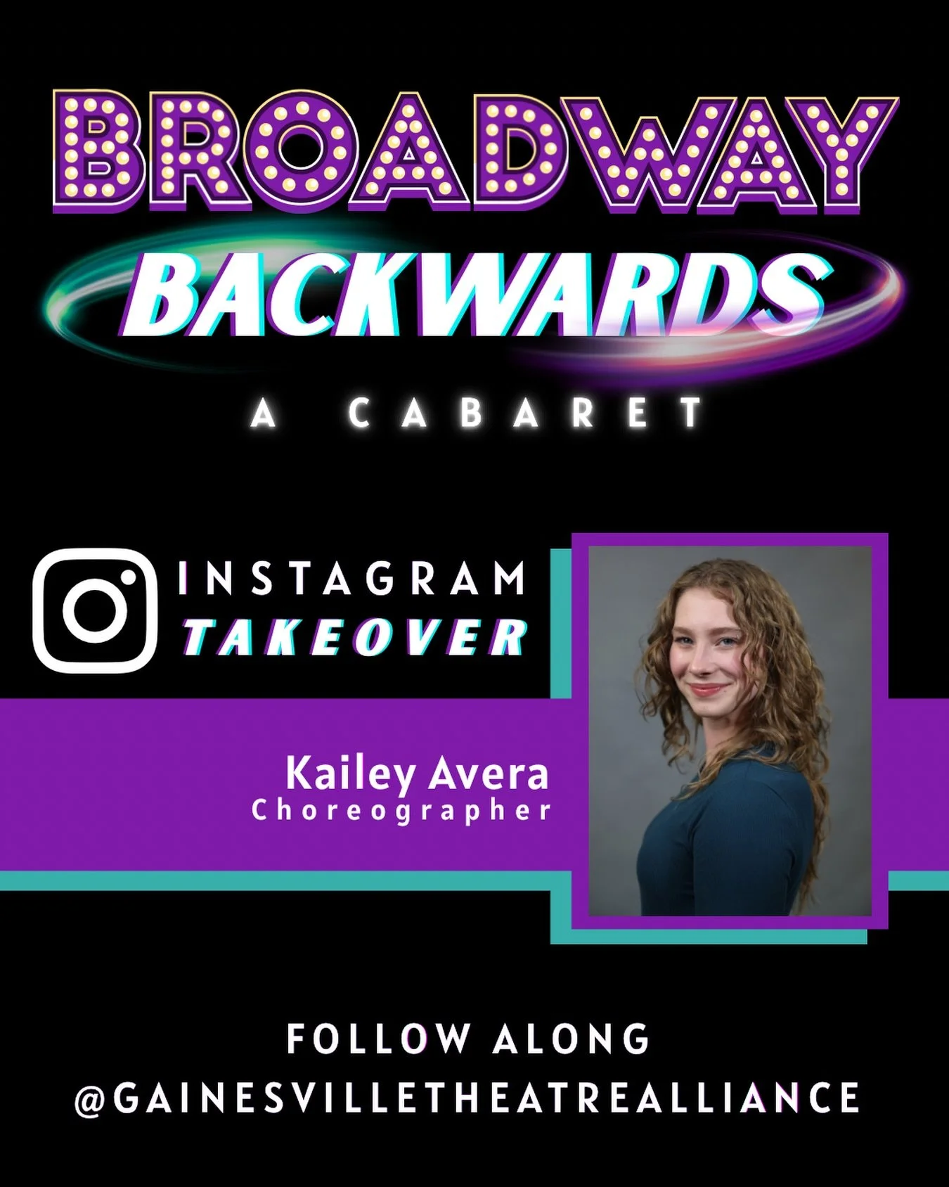 Tune in tomorrow as Kailey Avera, choreographer for APO&rsquo;s student production, takes over our Instagram story for final dress rehearsal! You don&rsquo;t want to miss this one night only performance.