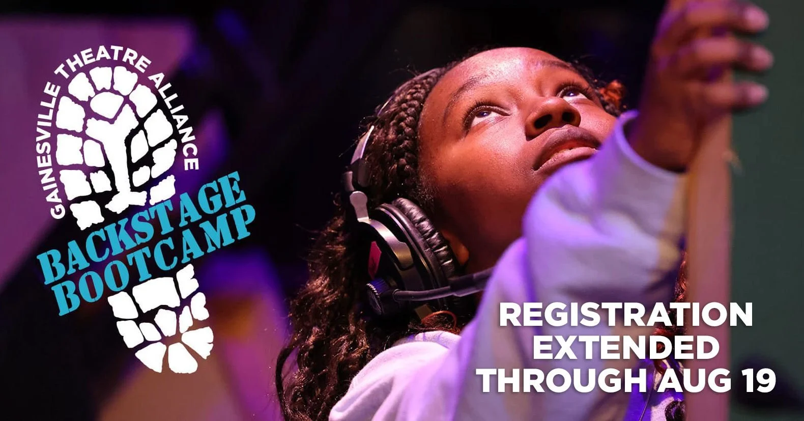 Registration for Backstage Bootcamp has been extended through Wednesday, August 19!

High school theatre students and educators are invited to join GTA on Friday, August 21 for a free, hands-on day of theatre design and production workshops.

Space i