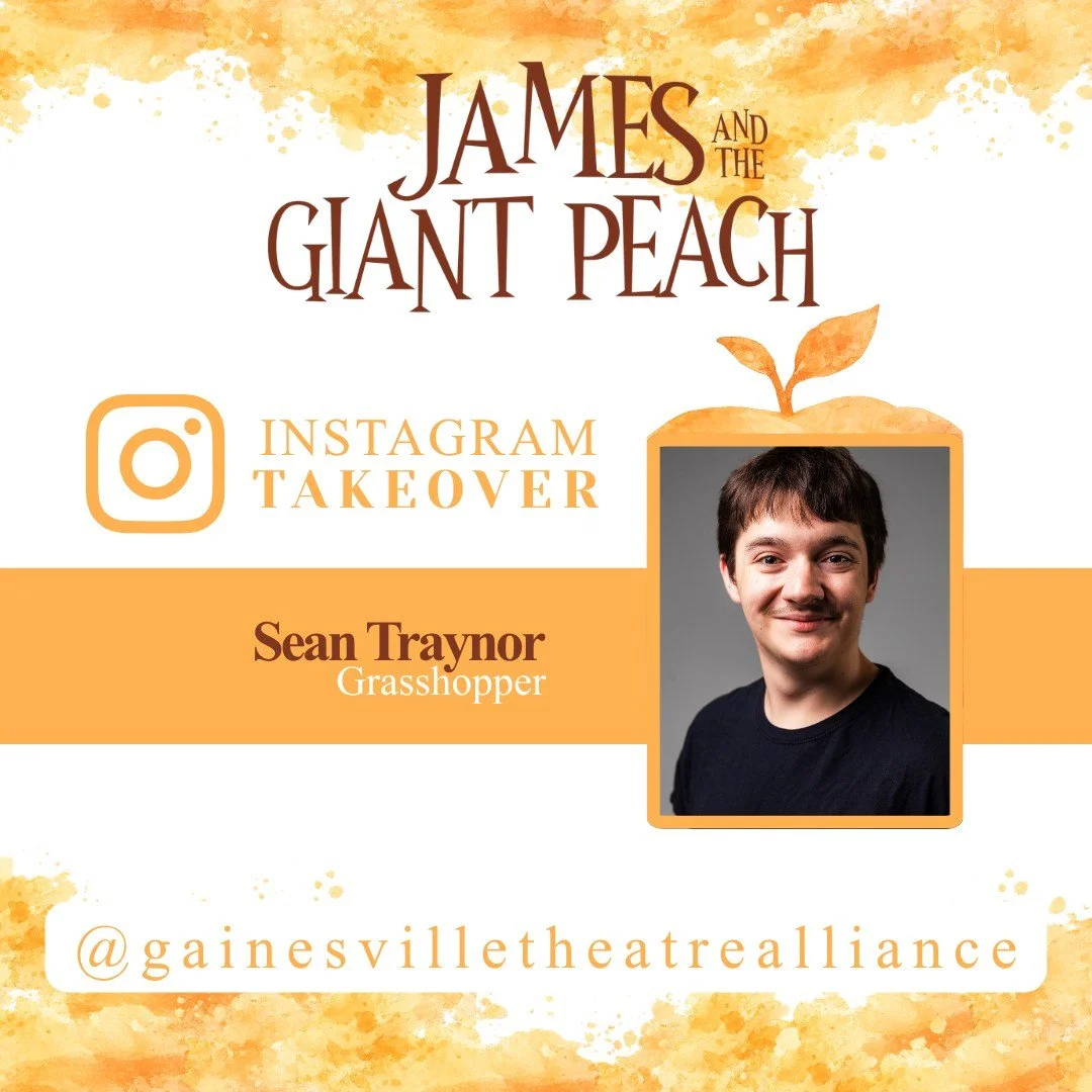 One last takeover for closing day! 🍑

Tomorrow, Sean Michael Traynor, who plays Grasshopper in JAMES AND THE GIANT PEACH, is taking over our stories for the final day of the run.

🎟️ Our final performance is Sunday at 2:30 p.m., followed by a free 