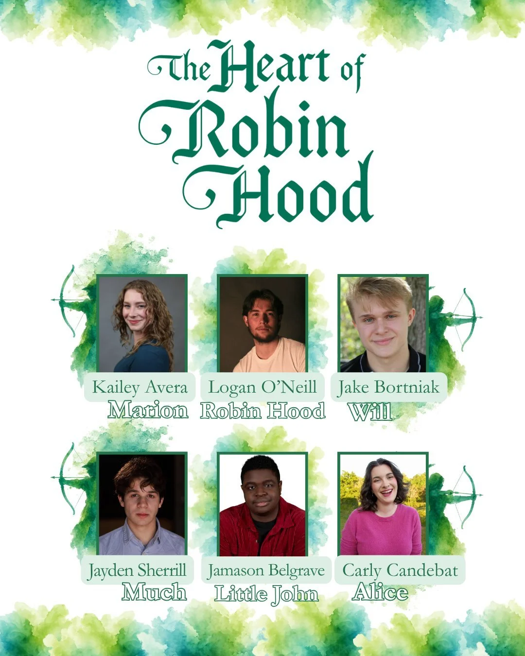 Meet the cast and creative team of David Farr&rsquo;s THE HEART OF ROBIN HOOD, coming to UNG-Gainesville's Ed Cabell Theatre November 6&ndash;14.

This familiar legend gets turned on its head when Marian takes charge. Grab your tickets now at the lin