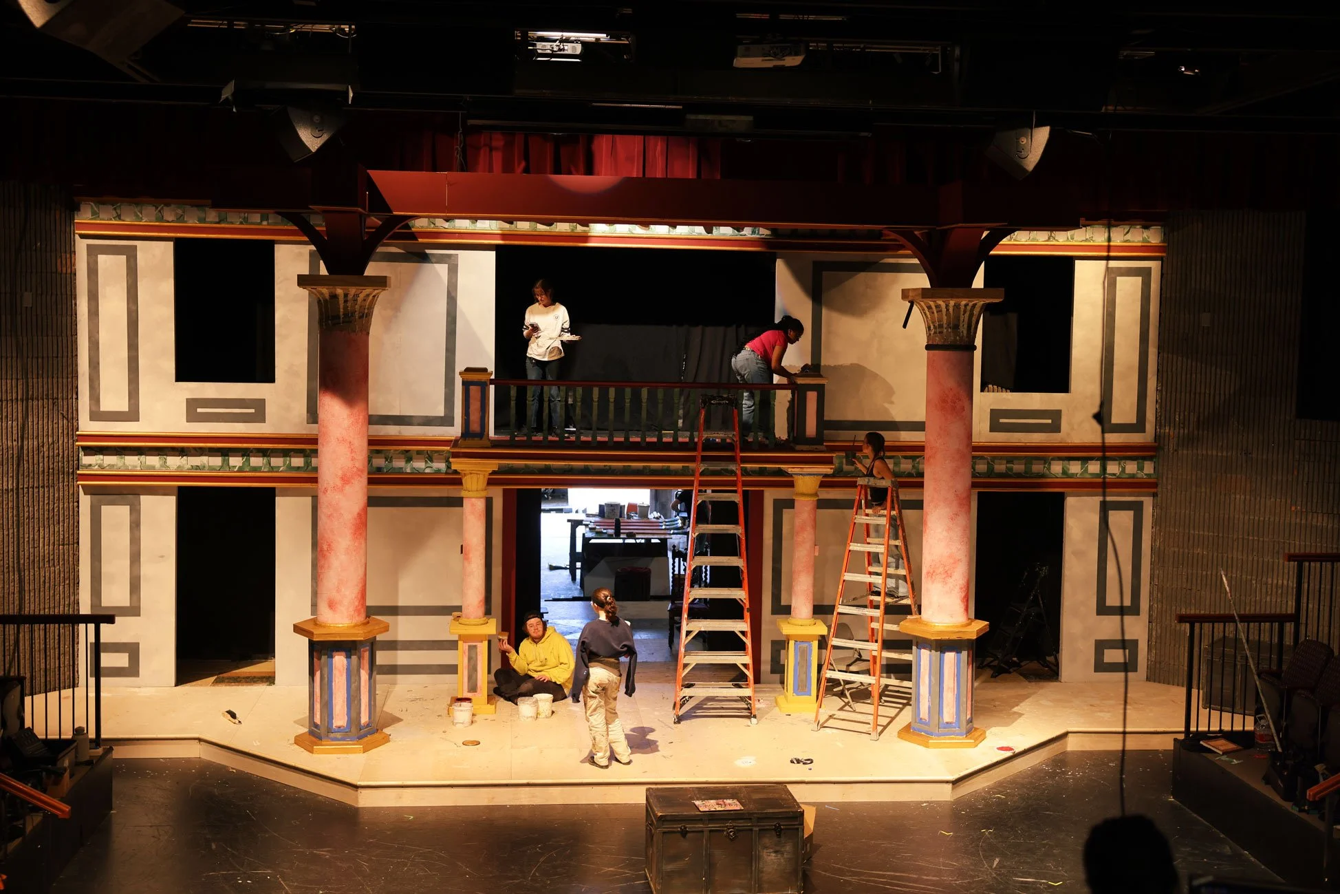 The world of THE HEART OF ROBIN HOOD is coming into focus!

Scenic designer Larry Cook&rsquo;s design has moved from early planning into construction as the production heads toward tech and opening night. See the finished set Nov. 6&ndash;14 at UNG-G
