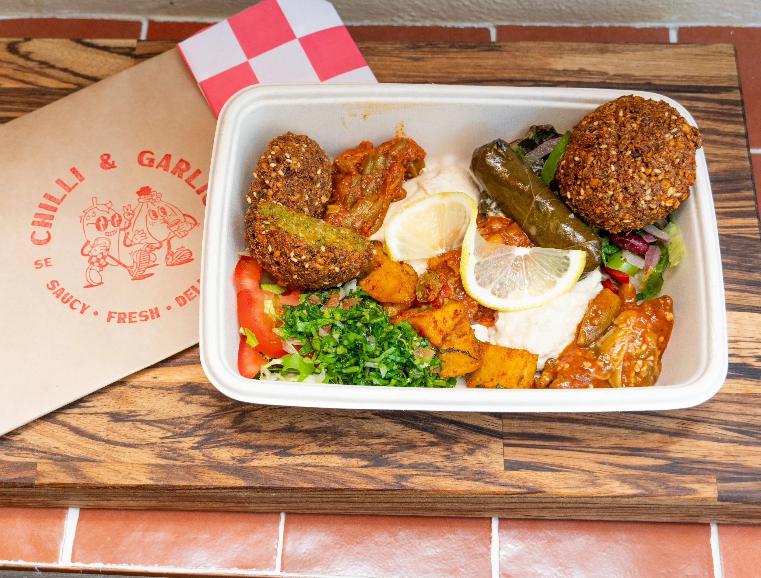 Falafel Loaded Platter