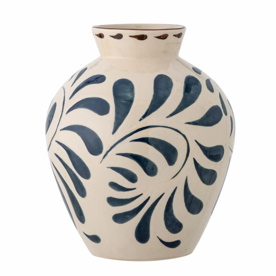 Heikki Vase - Blue, Stoneware - Bloomingville