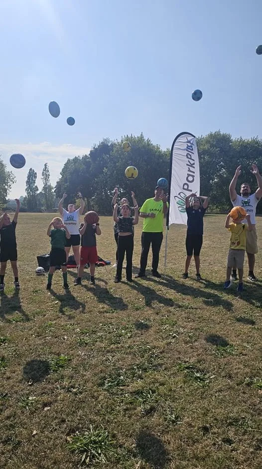 Young people enjoying Inclusion Ventures ParkPlay activities