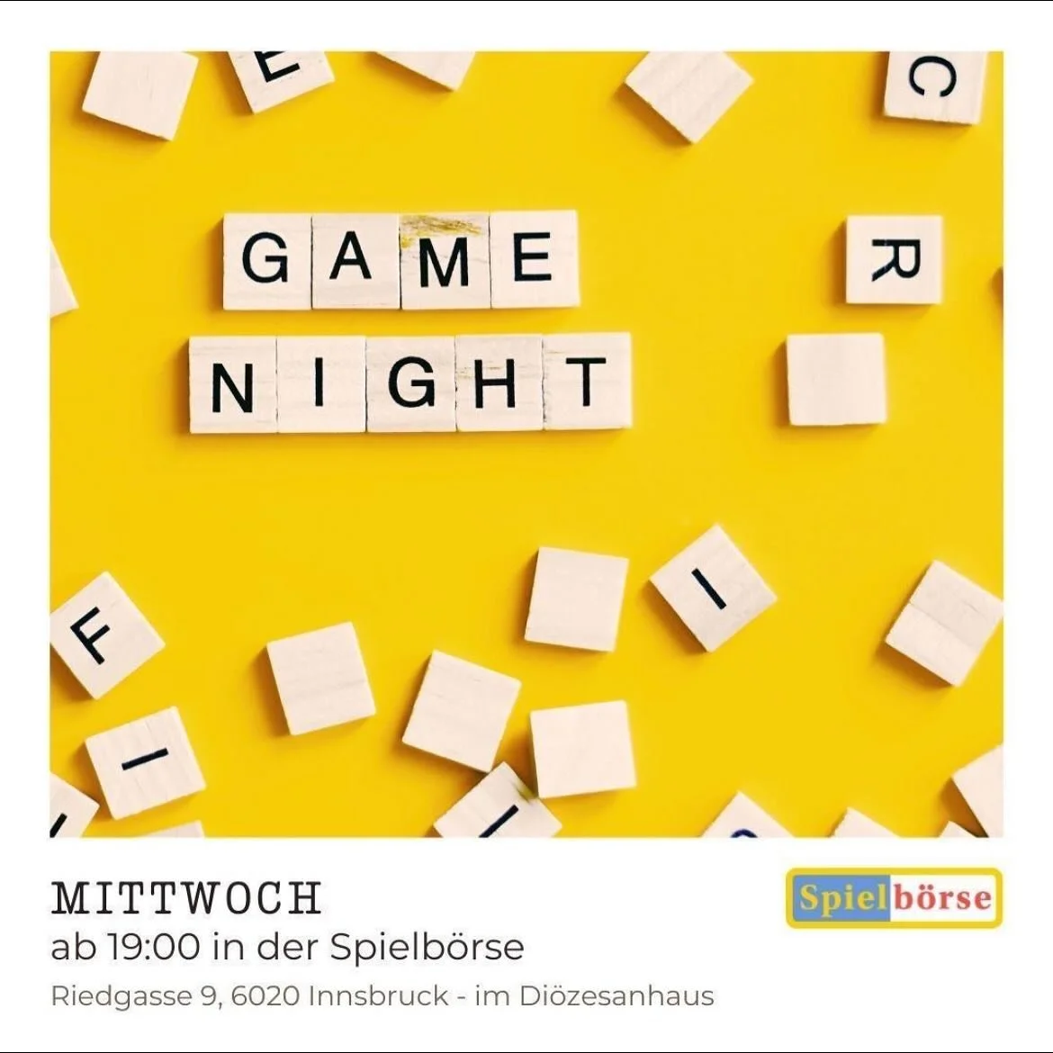 Heute ab 19:00 Uhr ist wieder Mittwochs-Spieleabend in der Spielb&ouml;rse. Wir freuen uns auf euch 🤗🎲
.
.
.
#spielb&ouml;rse #spiel #spielb&ouml;rseinnsbruck #spieleverleih #familie #brettspiel #kartenspiele #familienspiele #boardgames #boardgameg