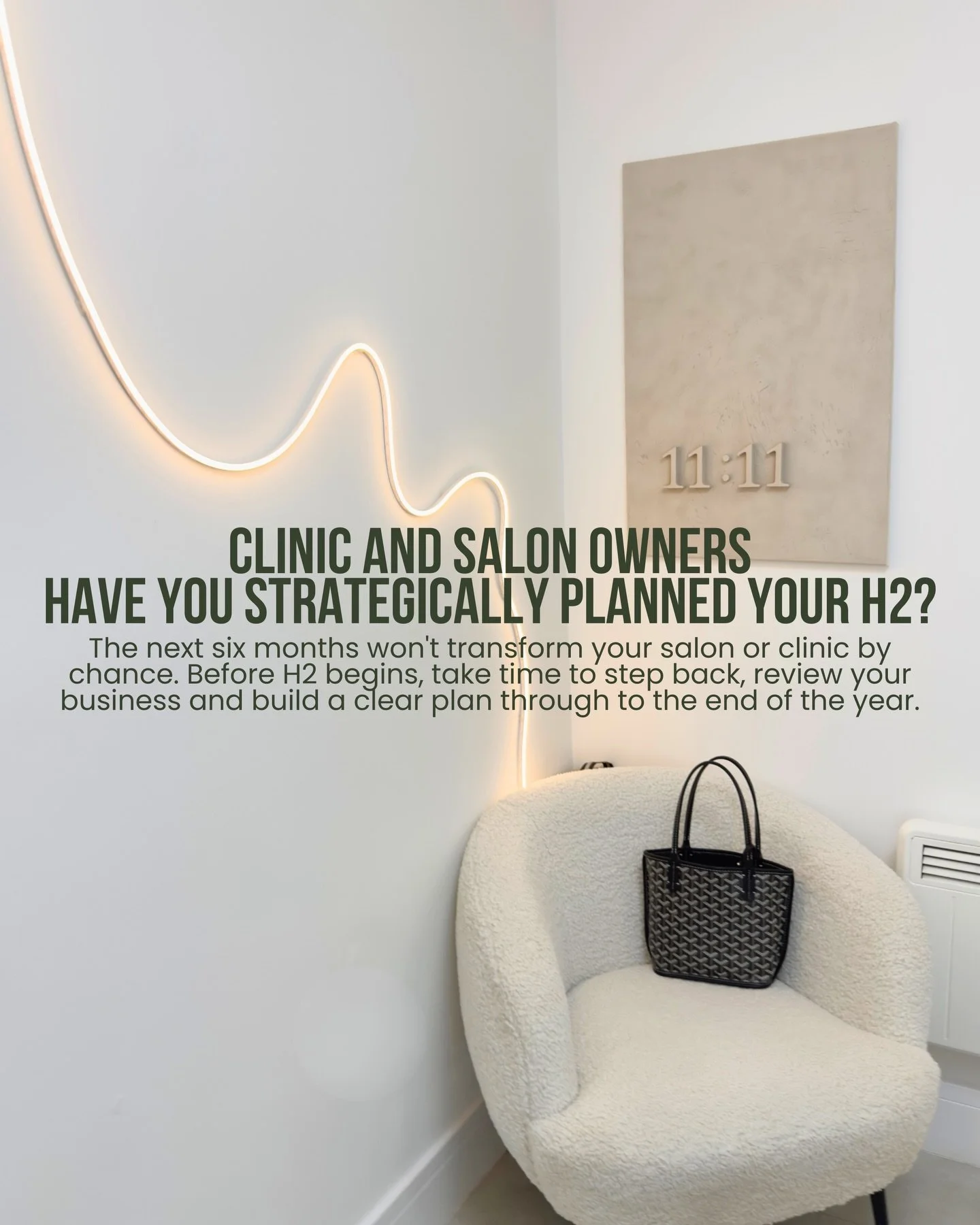 We&rsquo;re over halfway through the year.

So let me ask you something&hellip;

Have you actually planned the next six months of your business, or are you just hoping they&rsquo;ll be better than the last? 👀

As clinic and salon owners, it&rsquo;s 