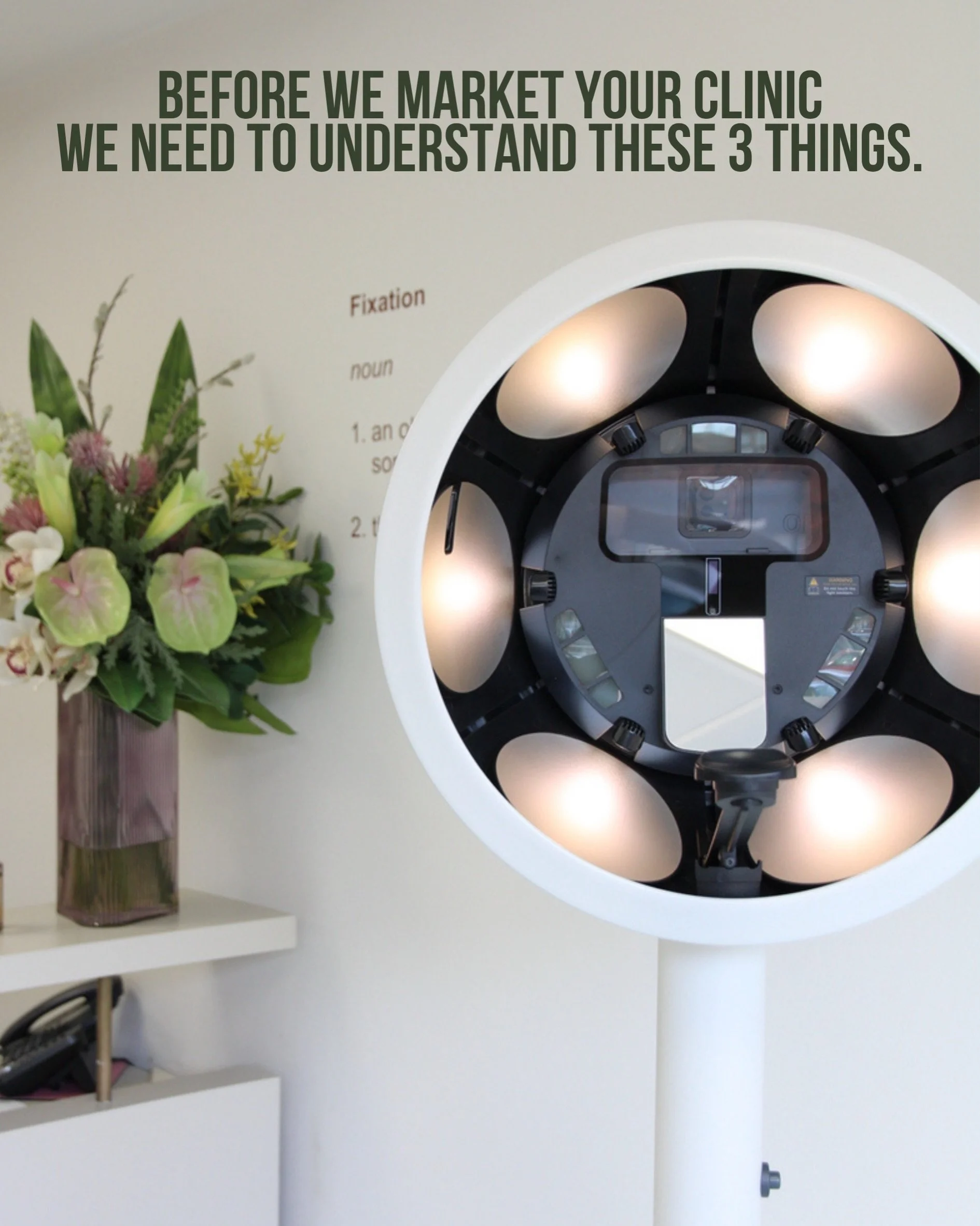 Before we market your clinic, we need to understand your business. 👀

Because successful marketing isn&rsquo;t just about creating content, increasing followers or generating more enquiries. It&rsquo;s about knowing where your biggest opportunities 