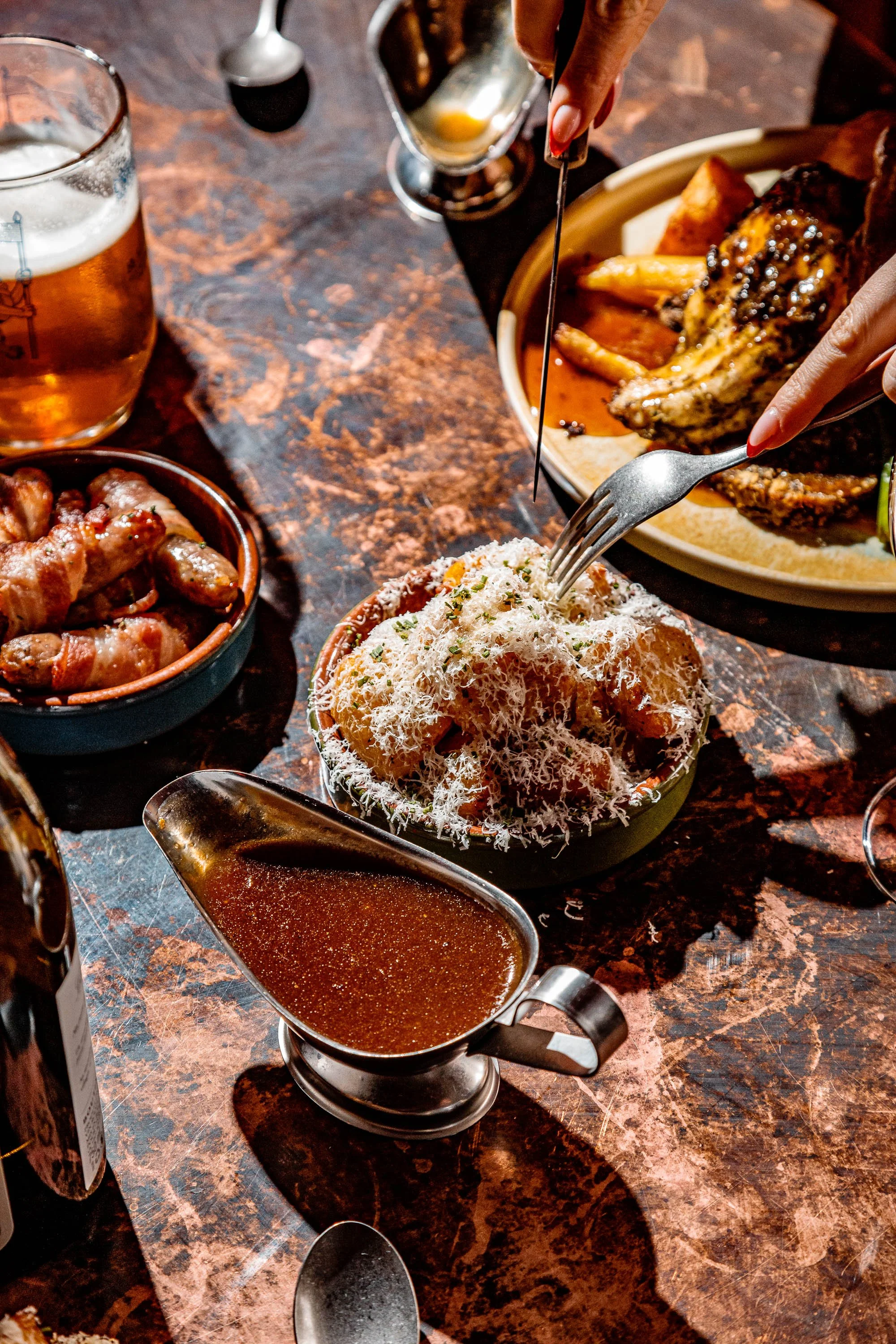 Truffle & Parmesan Potatoes Sunday Roast extra at Wallop