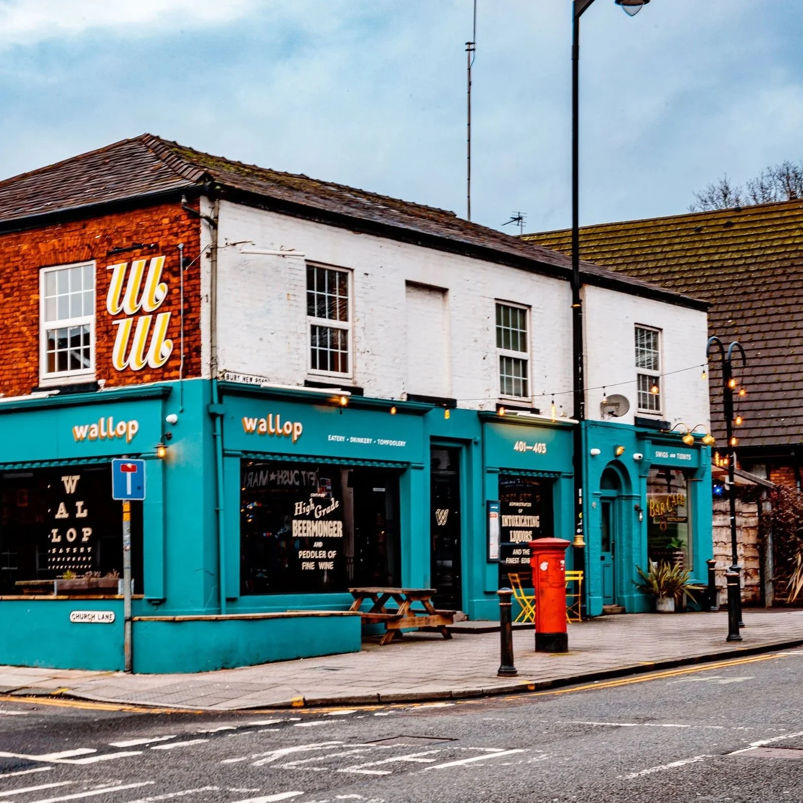 Wallop Prestwich exterior on Bury New Road