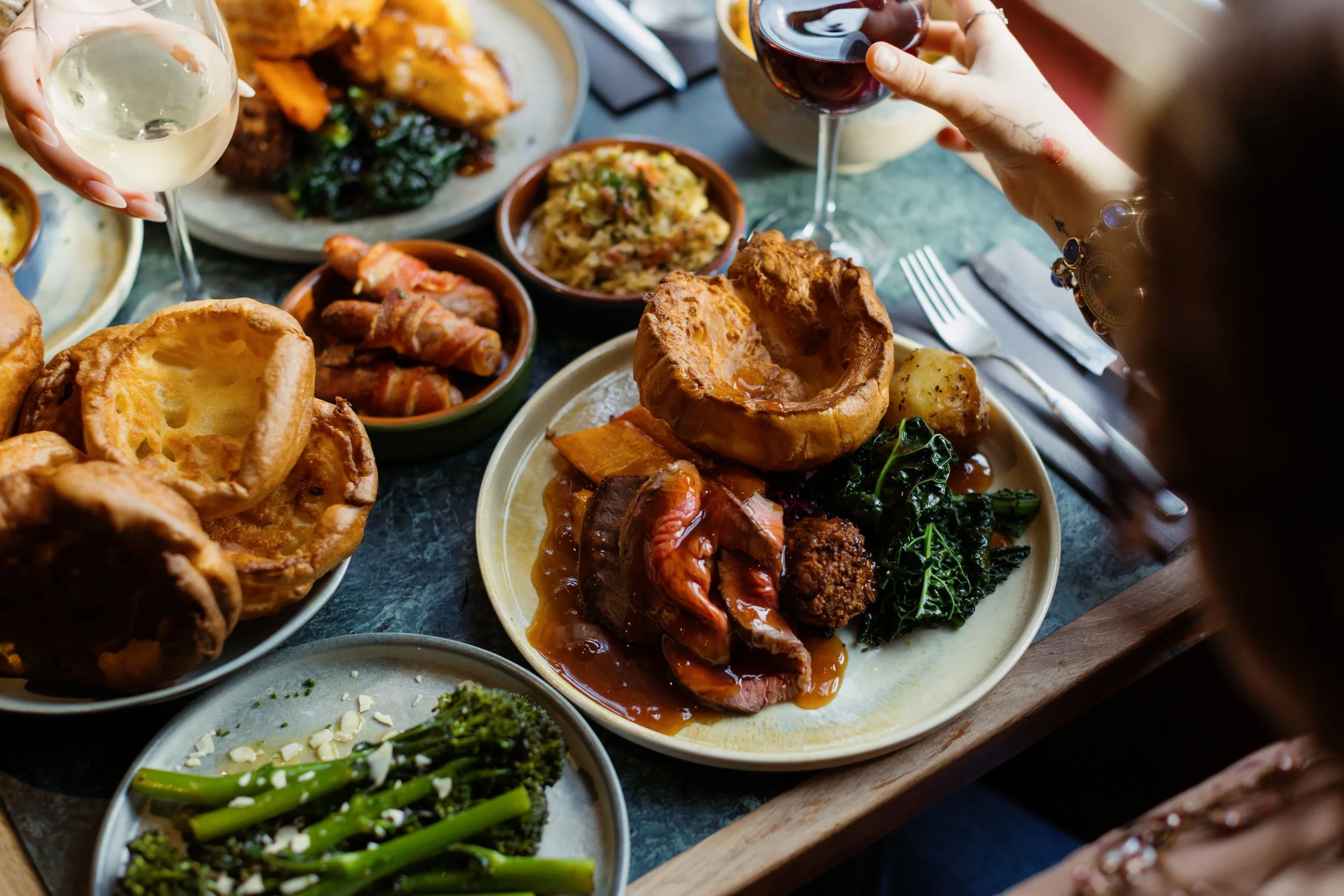 Beef topside Sunday roast at Wallop Prestwich