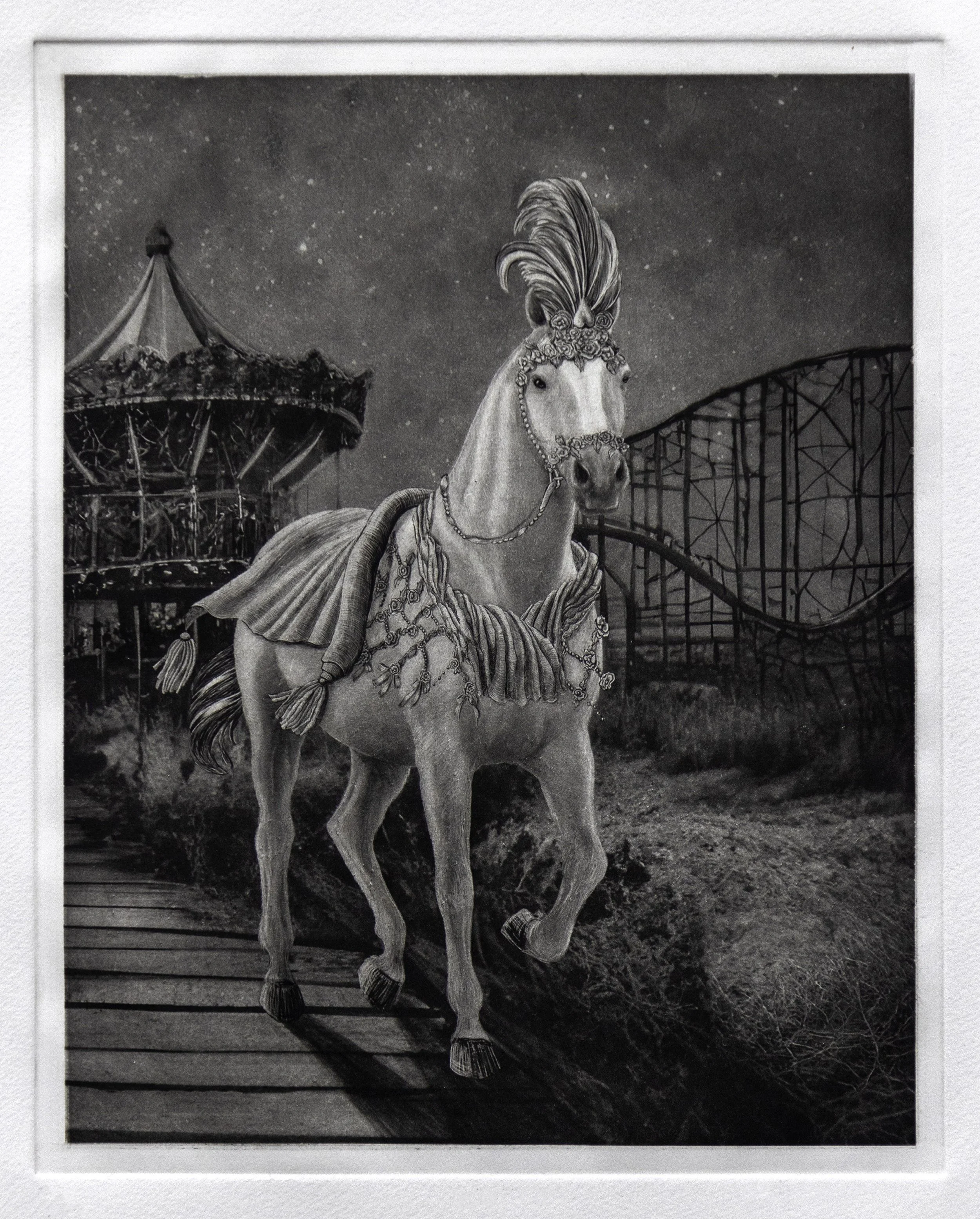 "Valentine" Copper plate photogravure created from digital drawing by artist Susan James. Edition of 30 pieces plus three artist proofs. Click the image for more information.