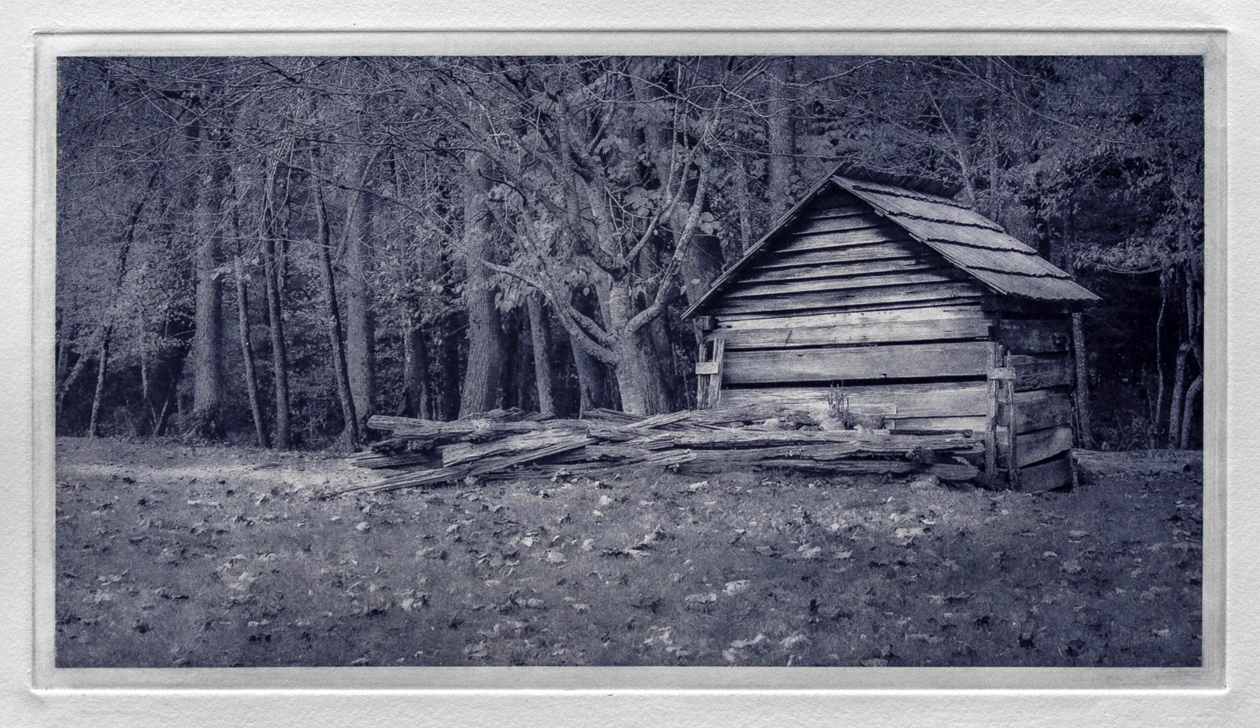 "Along the Oconaluftee" Copper plate photogravure, by artist Susan James. Edition of 50 pieces plus five artist proofs. Click the image for more information.