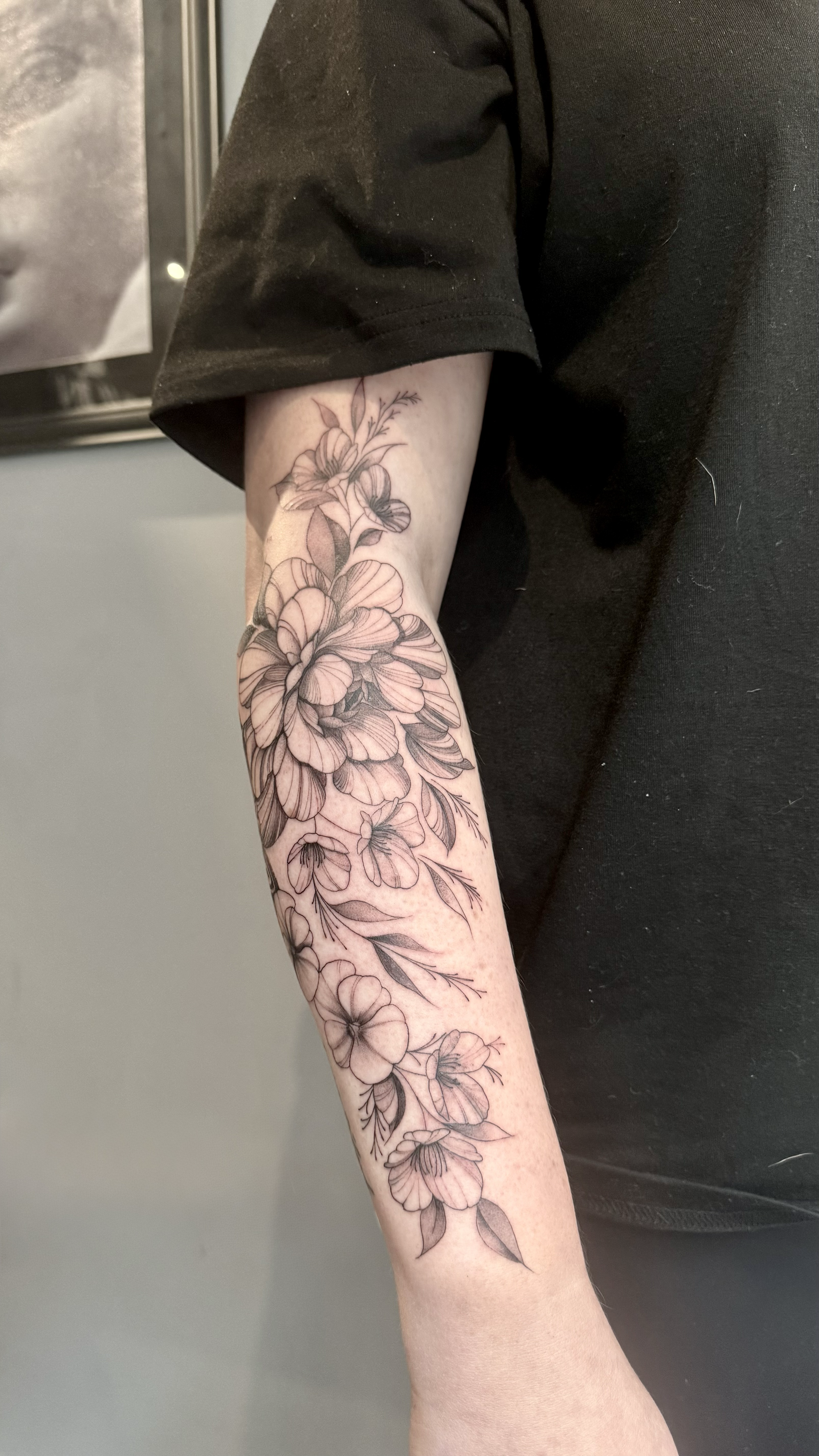 best floral fineline tattoos colchester