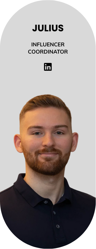 Influencer Coordinator Julius