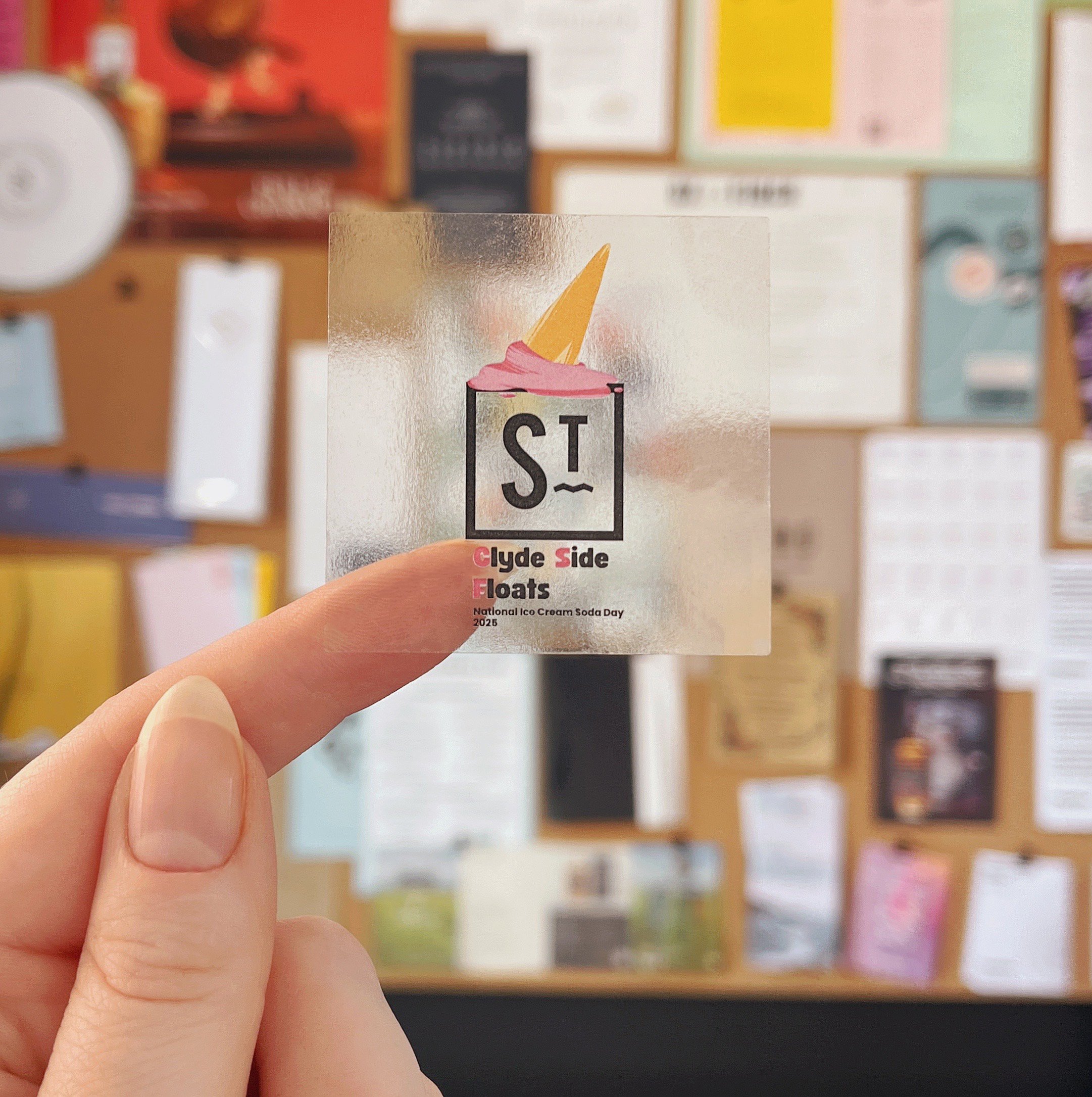  Clear Polyester Stickers  Barclays