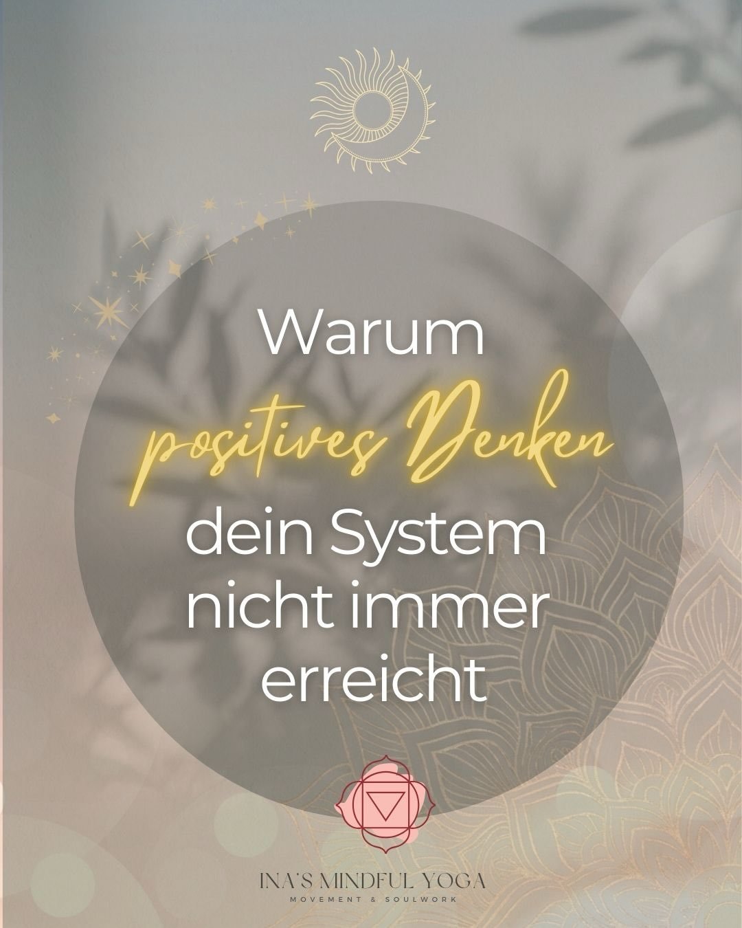 Warum dein Licht Wurzeln braucht 🕊️

Kennst du das? Du sagst dir: &bdquo;Ich bin ruhig. Ich bin sicher.&ldquo; 
Aber dein K&ouml;rper glaubt dir kein Wort. Dein Herz klopft, dein Kiefer ist fest und du f&uuml;hlst dich innerlich wie unter Strom.

Da