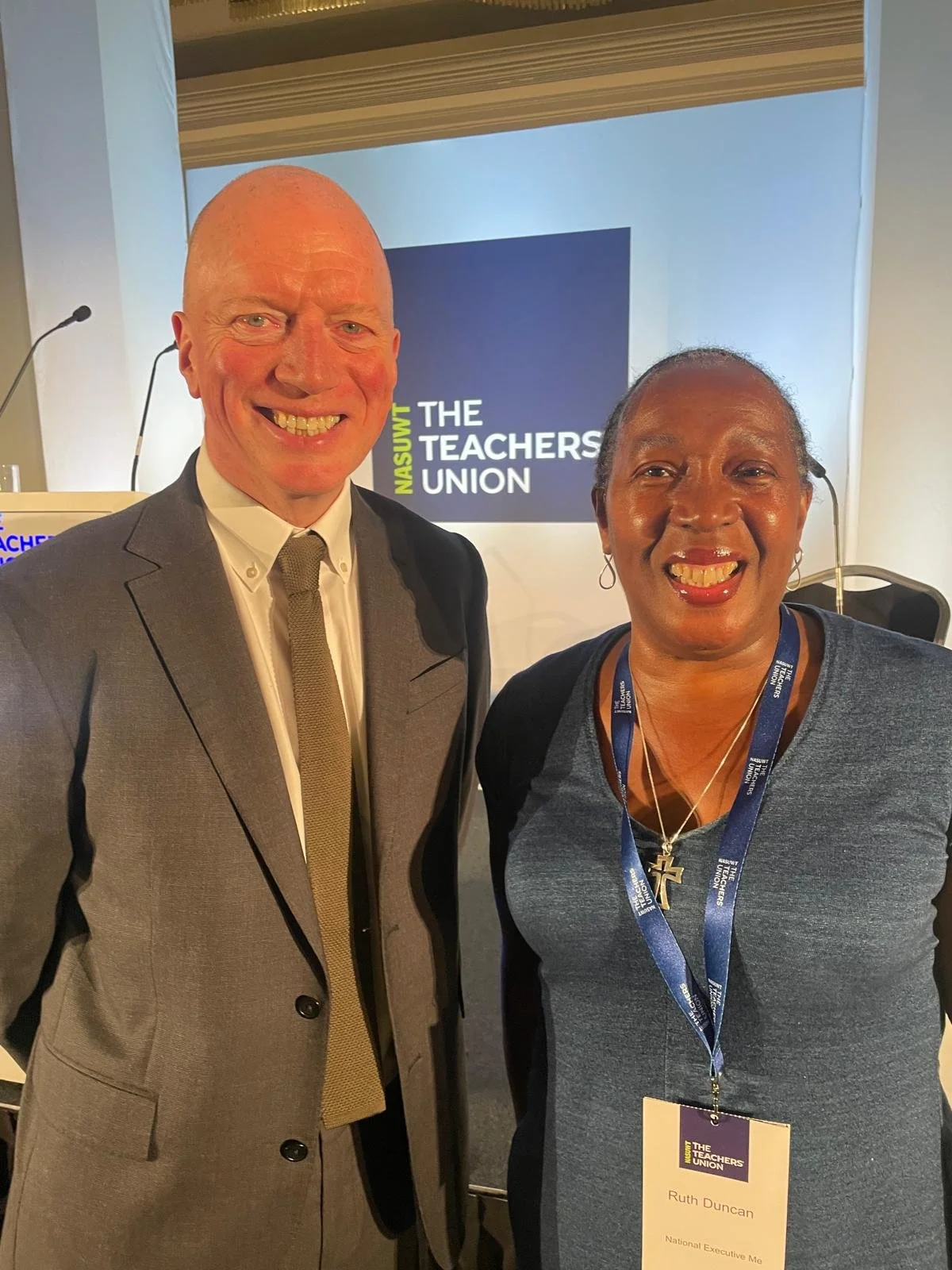 Matt attended the NASUWT Black Teachers' Conference and met with activists from across the country - 12/05/25