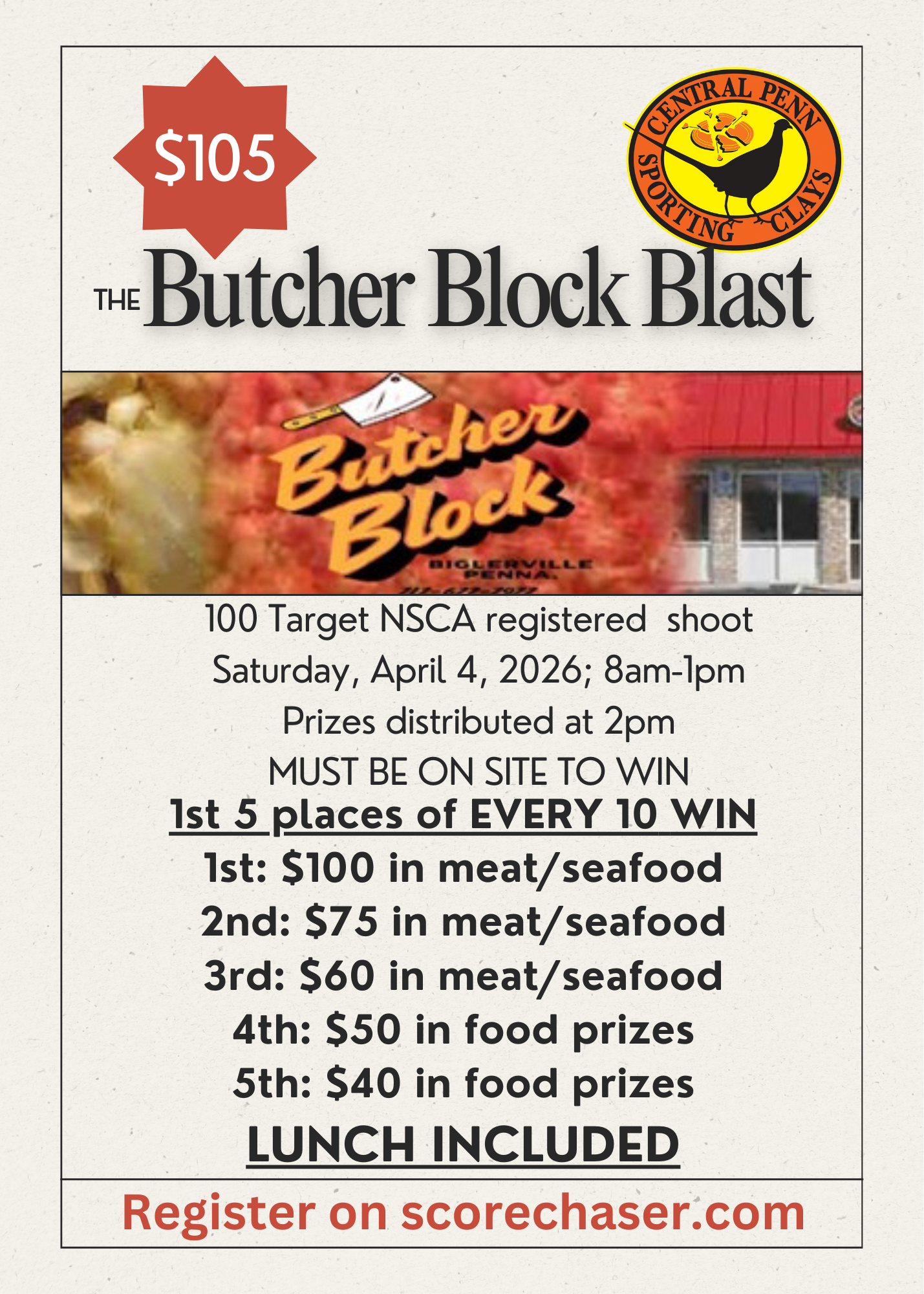 Butcher Block Blast Registered Shoot