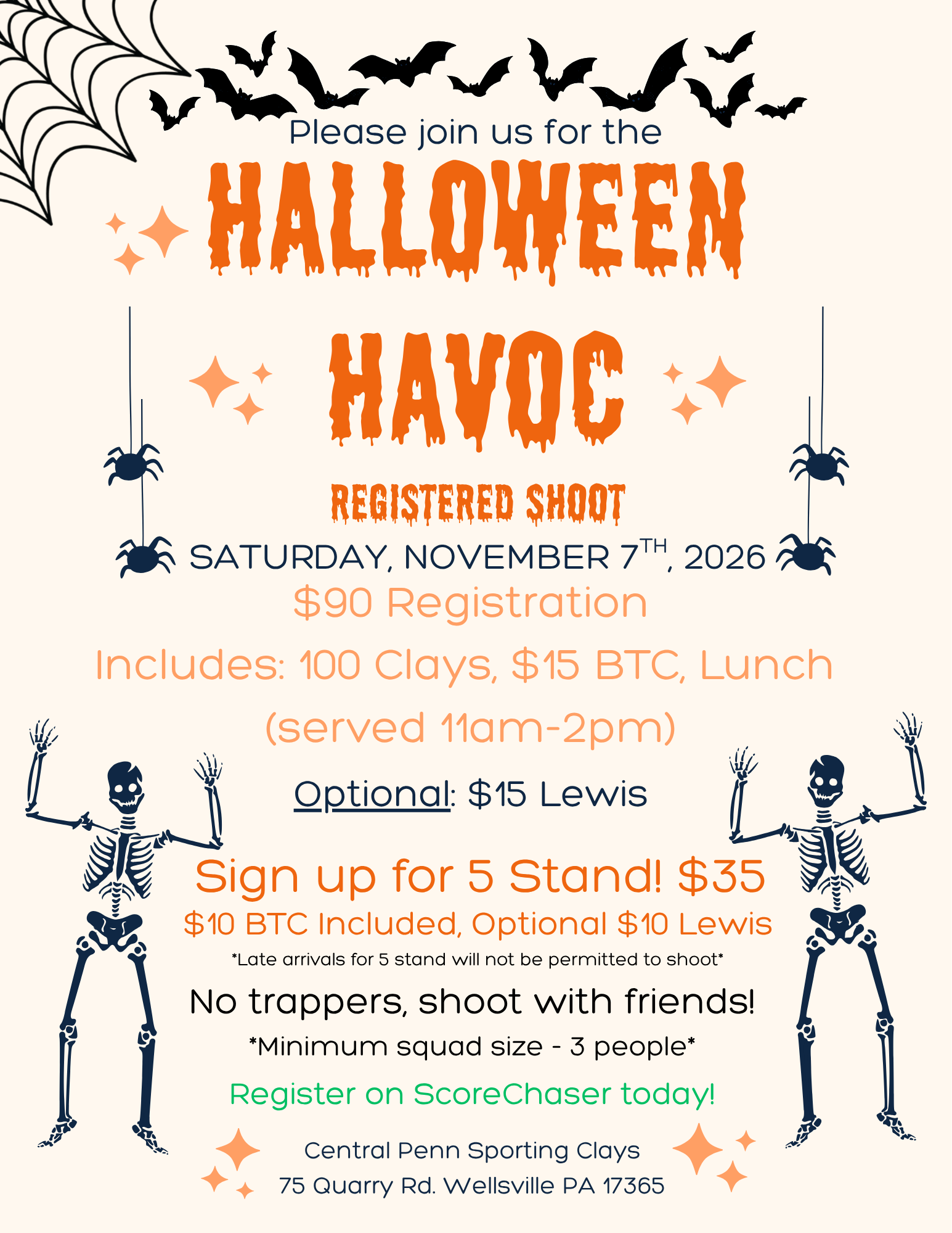 Halloween Havoc Registered Shoot