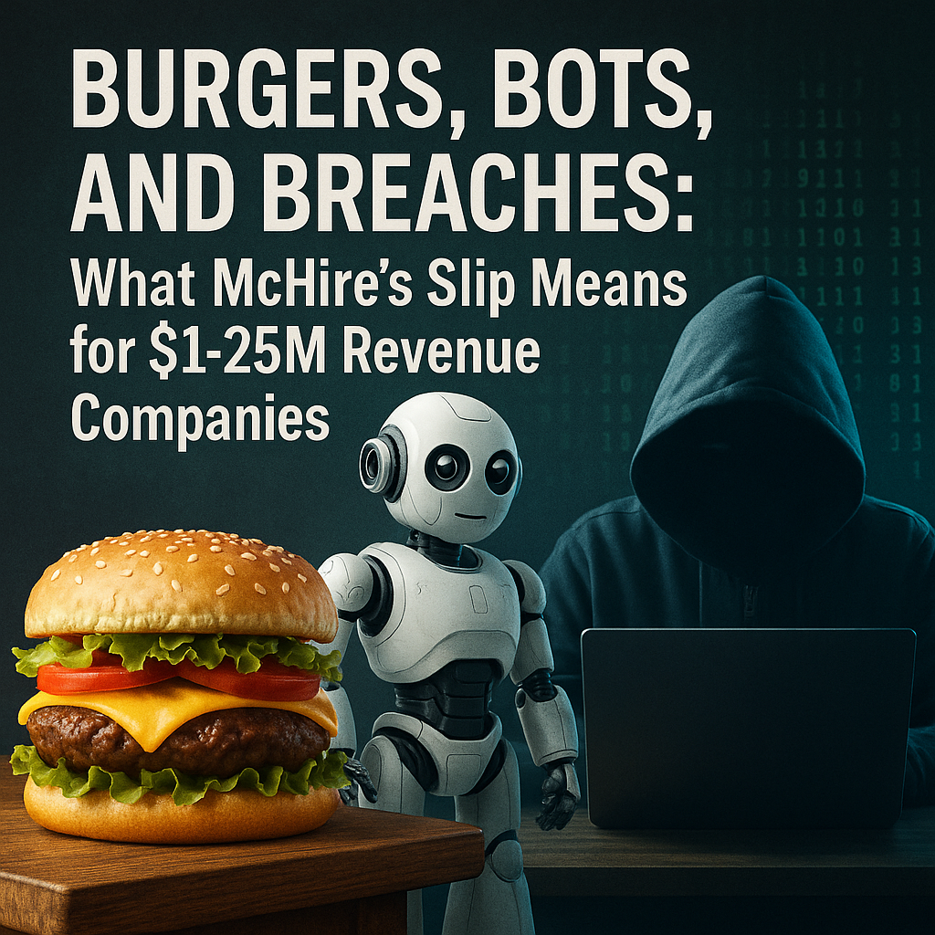 Burgers, Bots, and Breaches: What McHire’s Slip Means for $1-25M Revenue Companies