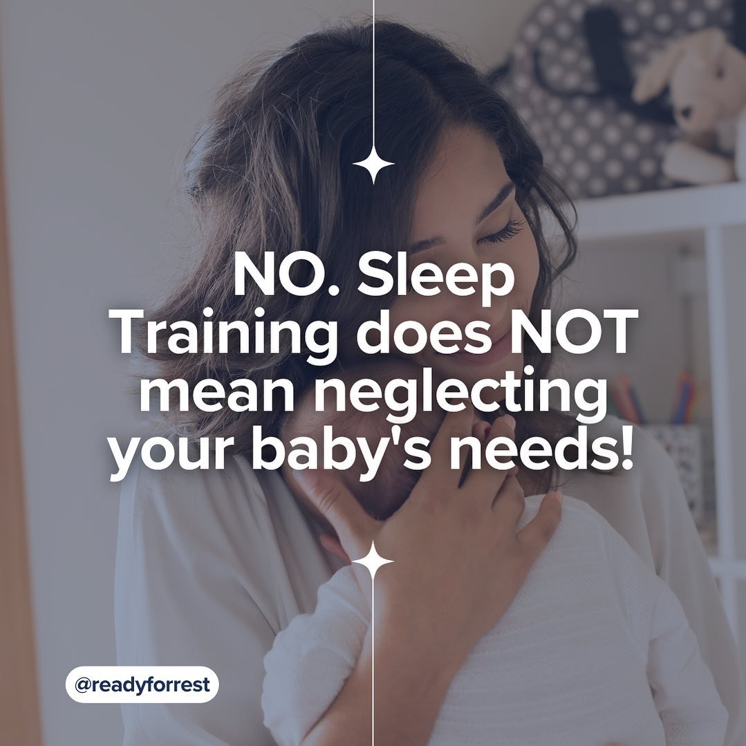 NO. Sleep training doesn't mean neglecting your baby's needs!

As a sleep consultant and a mom, I've always believed in taking care of your child's needs first. It's the heart of everything we do, am I right? 

I constantly see sleep training being a