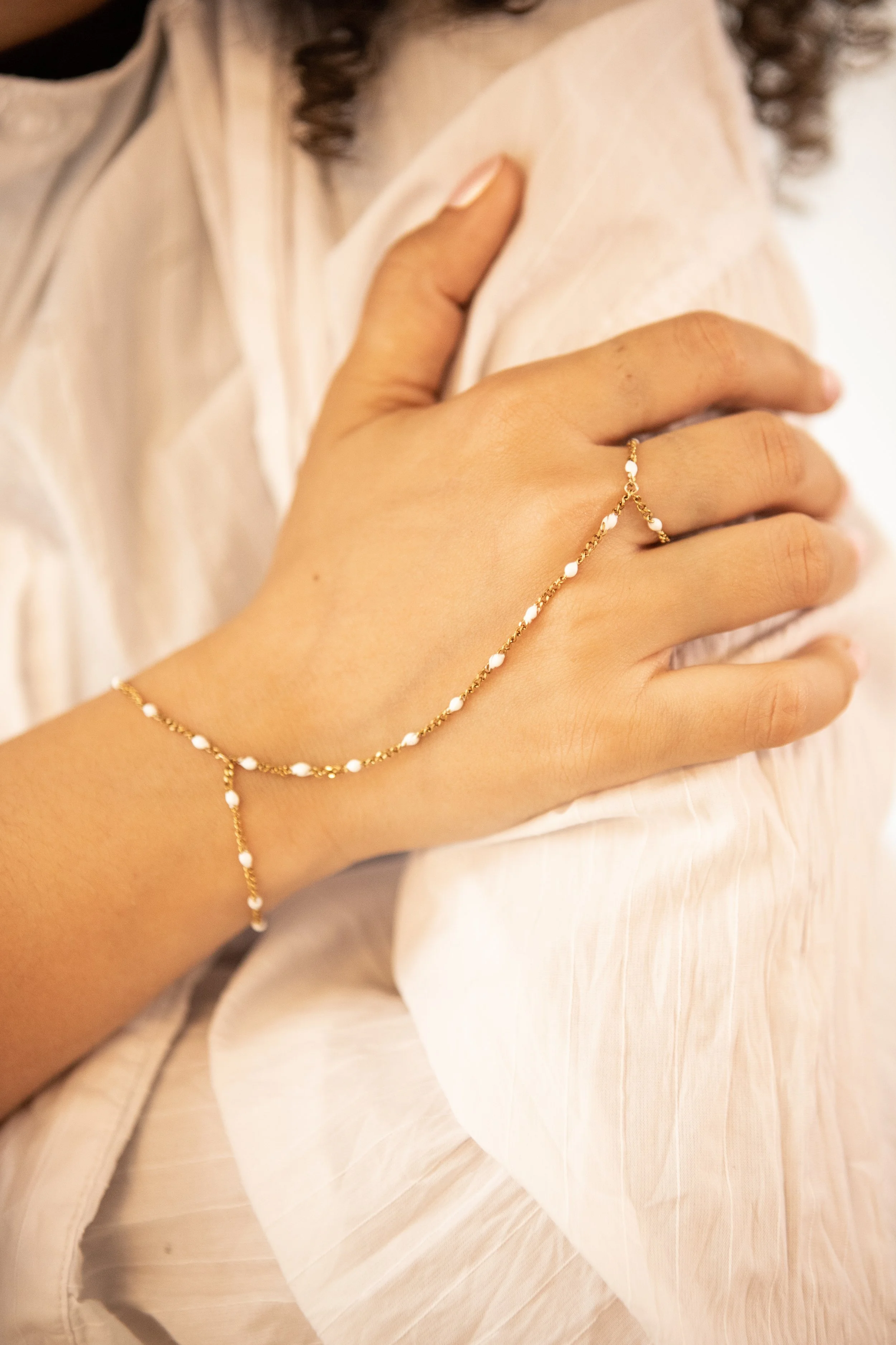 Bijou de main acier inoxydable