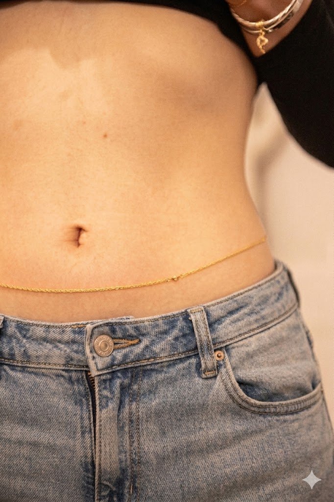 Chaine de ventre acier inoxydable