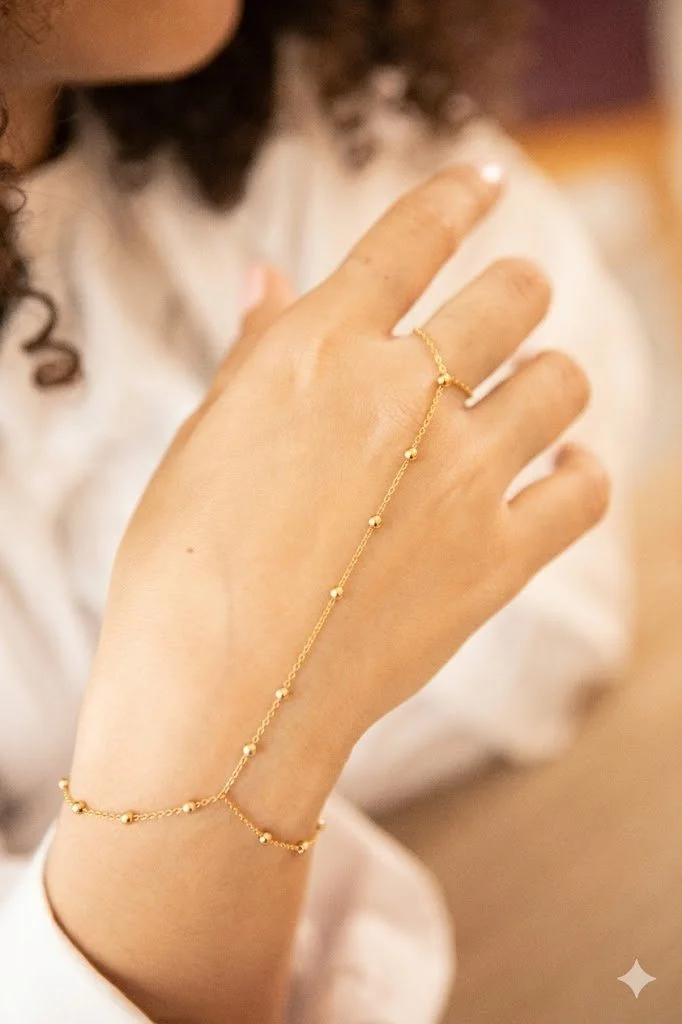 Bijoux de main (or laminé / argent 925)