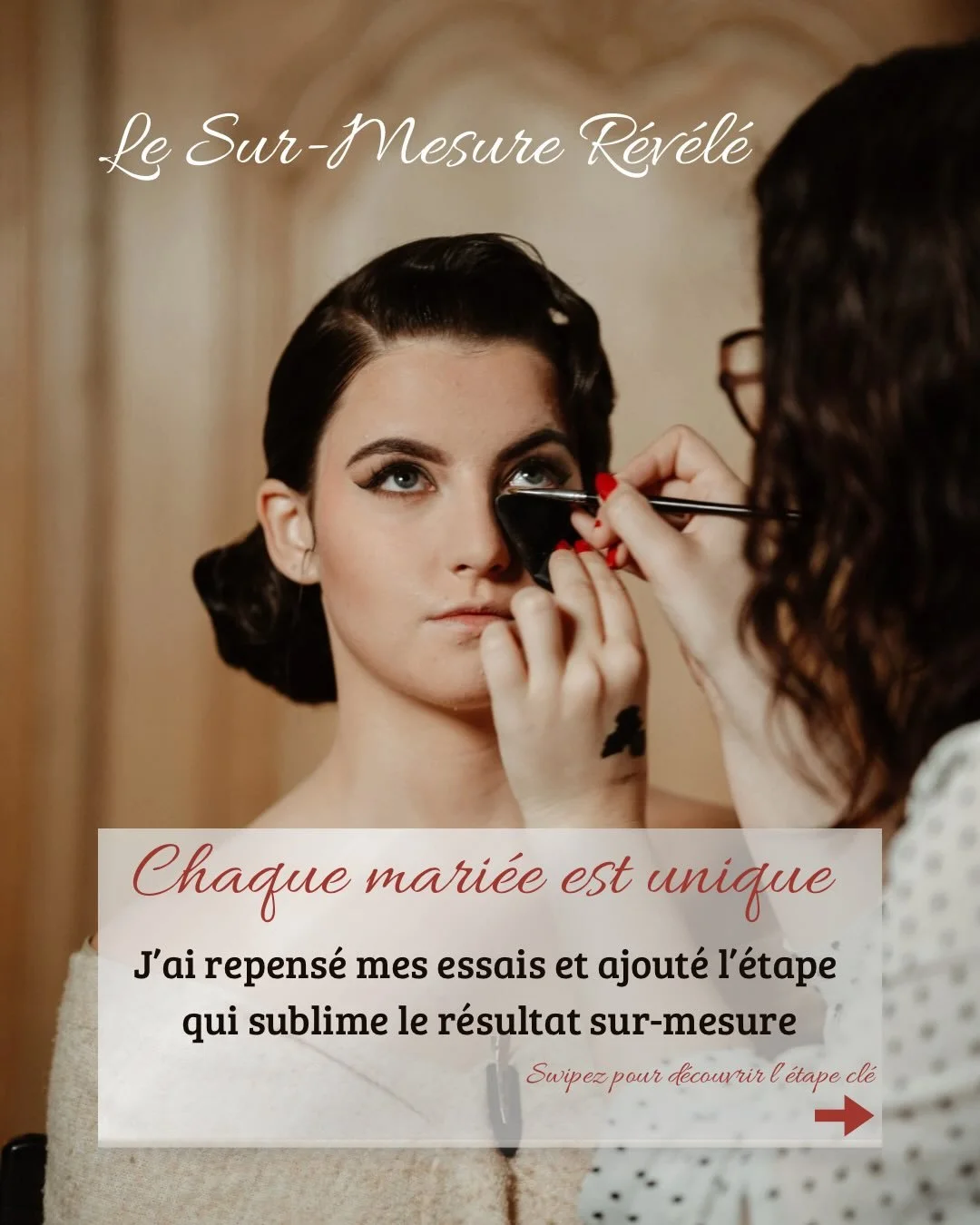 ✨ Le sur-mesure r&eacute;v&eacute;l&eacute; ✨
J&rsquo;ai souhait&eacute;e apport&eacute; un accompagnement personnalis&eacute; &agrave; mes futures mari&eacute;es ✨
Une &eacute;tape a donc &eacute;t&eacute; ajout&eacute;e pendant l&rsquo;essai :
Le d