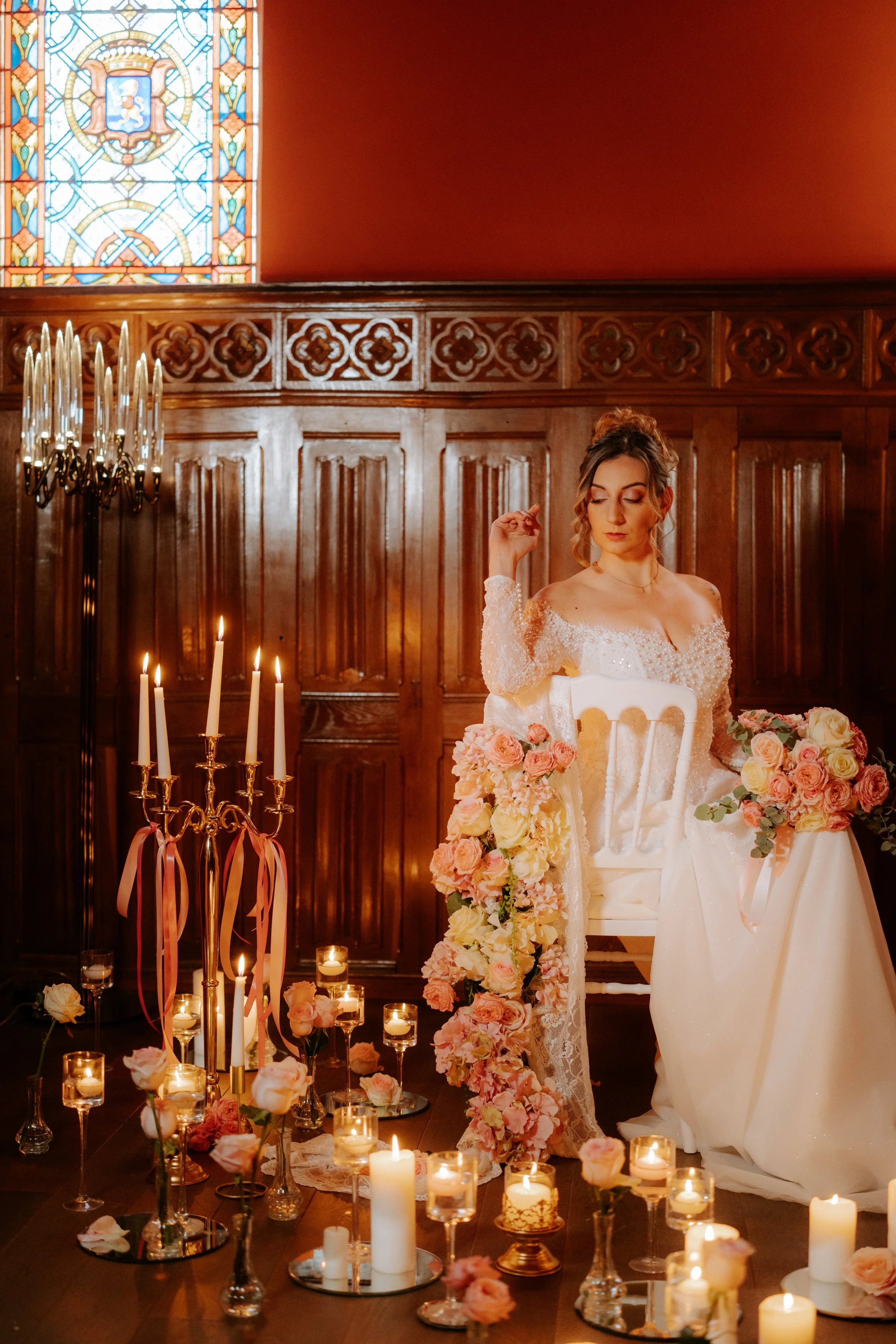 Shooting signature d'exception La mariée romantique vintage