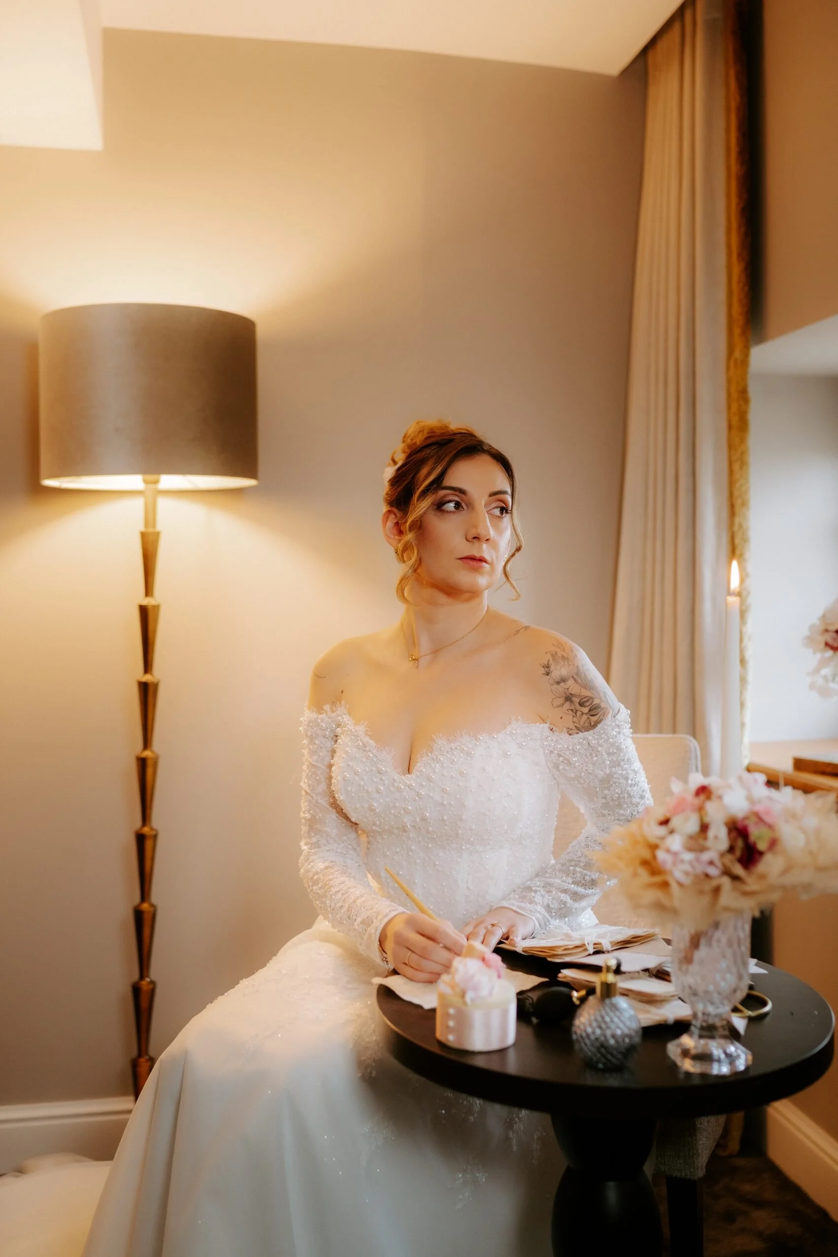 Maquillage mariée romantique vintage