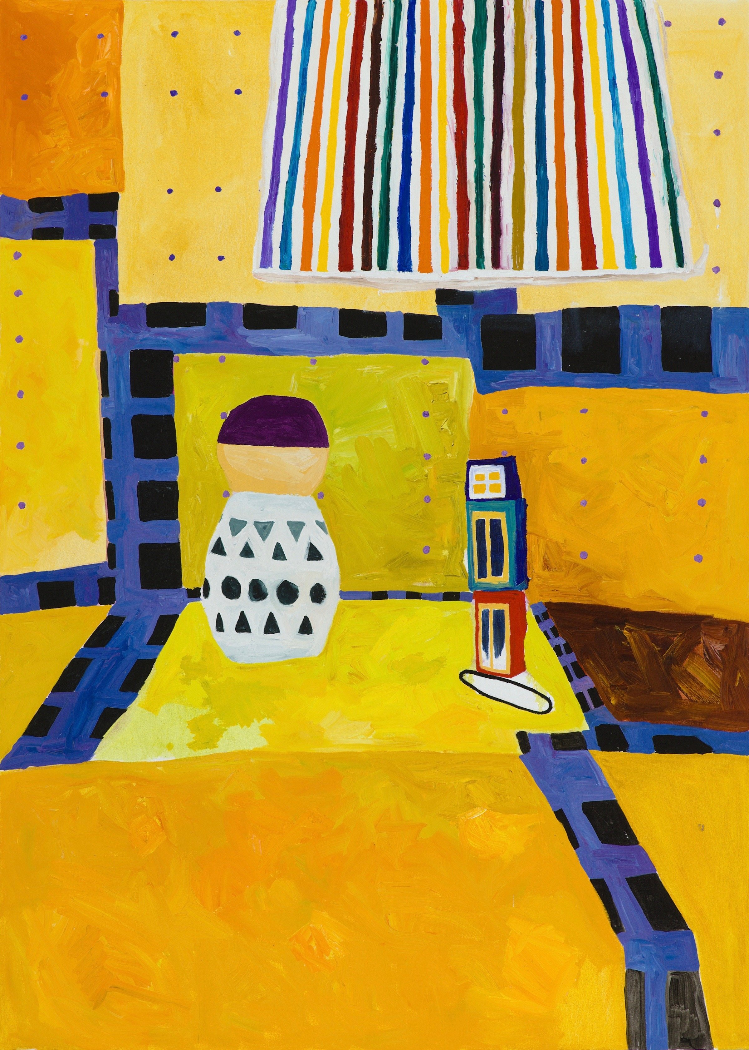 A Lot Of Things Turn Bad Out There
oil on canvas, 84 x 60in, 2024