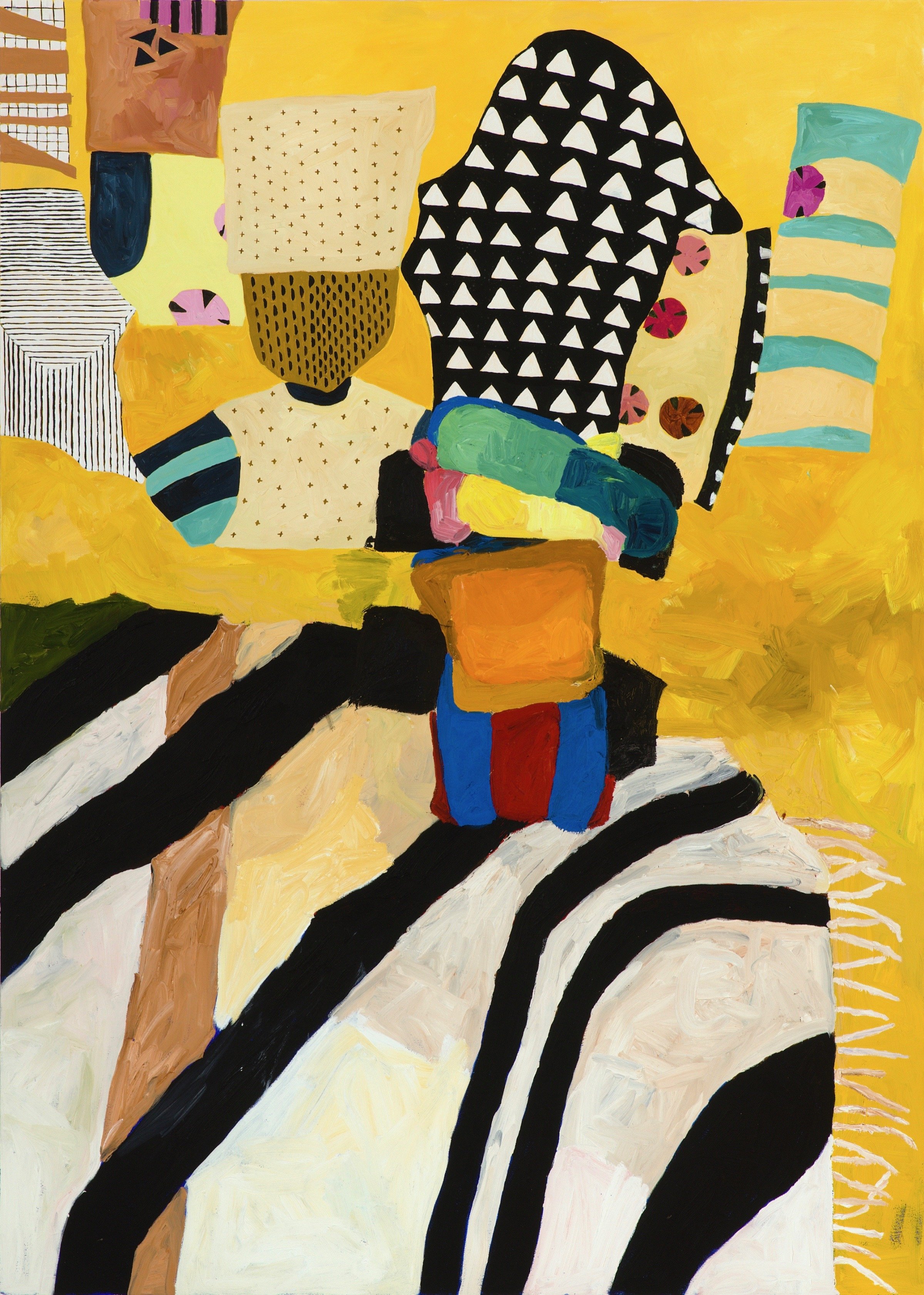 A Powerful Transmitter
oil on canvas, 84 x 60in, 2024