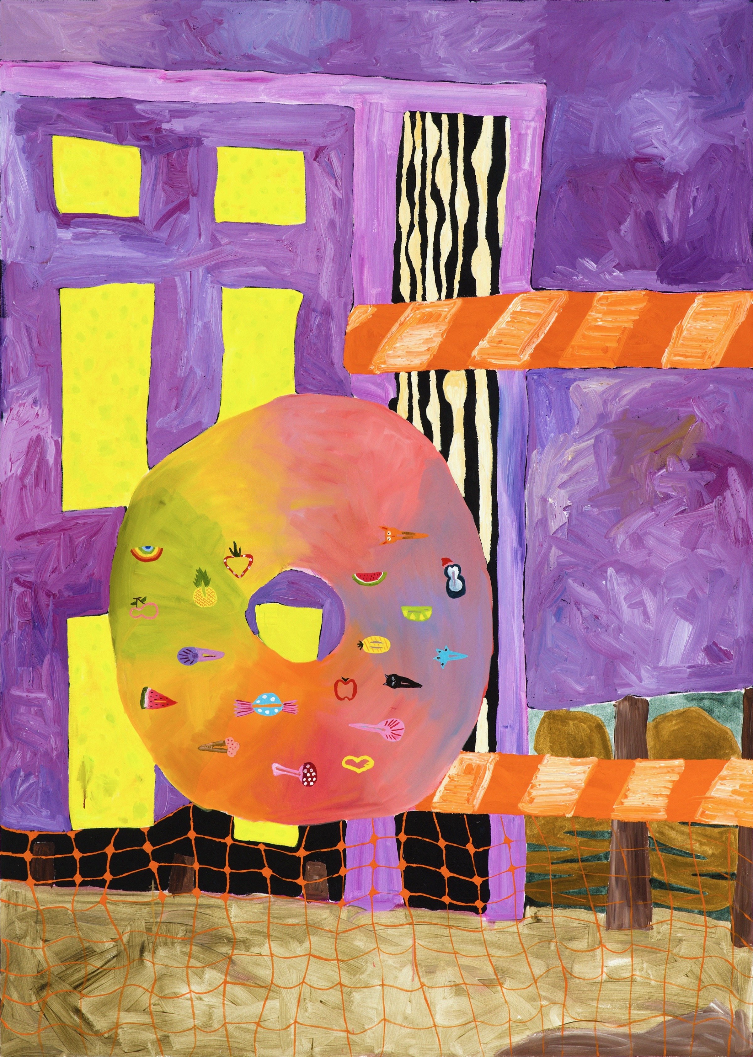 How To Make Drinkable Water Out Of Air
oil on canvas, 84 x 60in, 2024