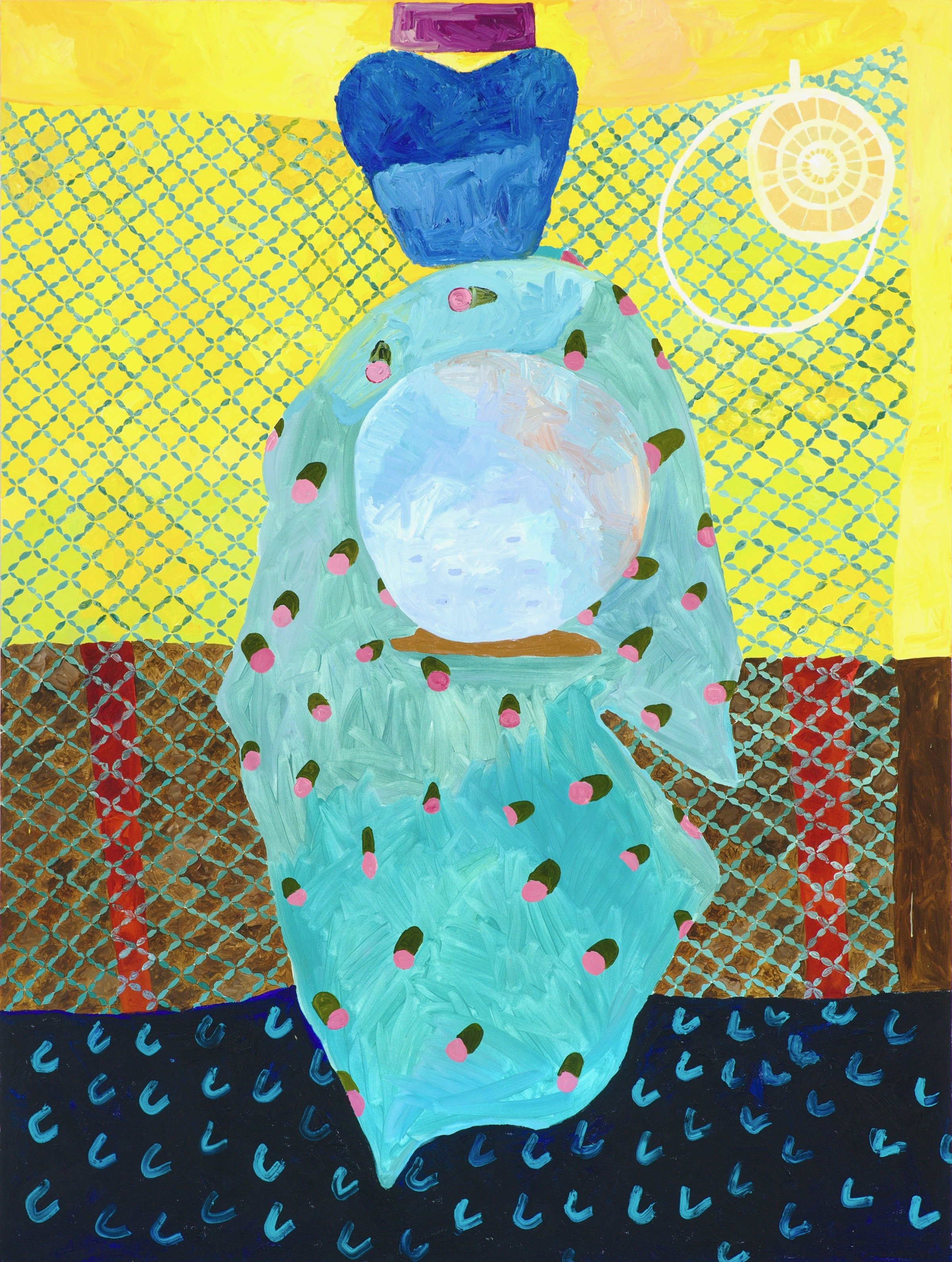 Survival Soup
oil on canvas, 96 x 72in, 2024