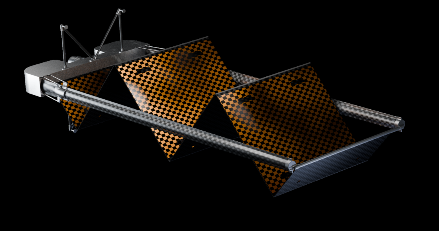 Light Wing retractable solar array