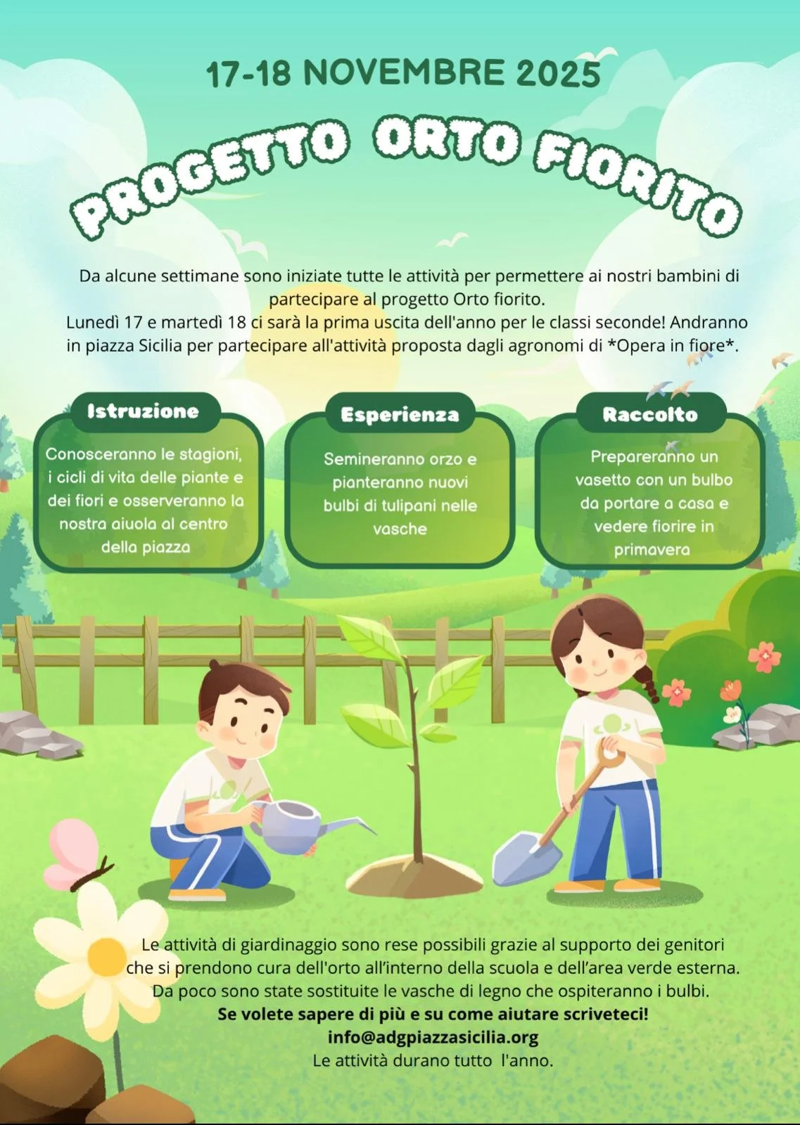 Riprendono le uscite dell’orto!!!