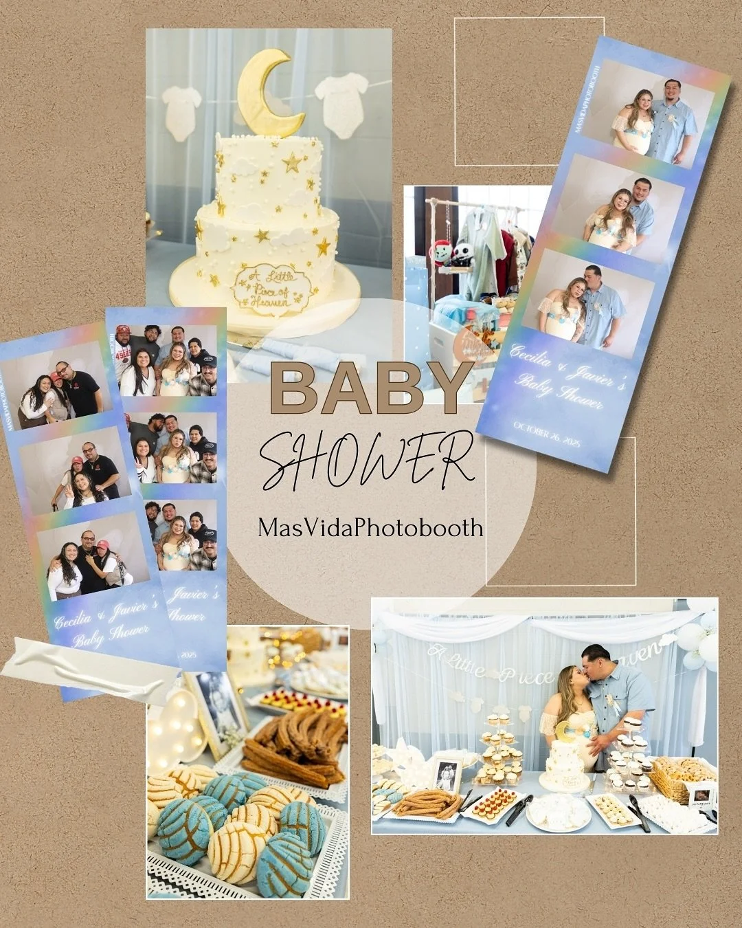 Book us for your next baby shower! ✨
We covered both Photography &amp; Photo Booth for this event and we&rsquo;re so happy how everything came out📸 
Physical prints, digital copies and edited photography all in one bundle, ask us for our rates! 

#p