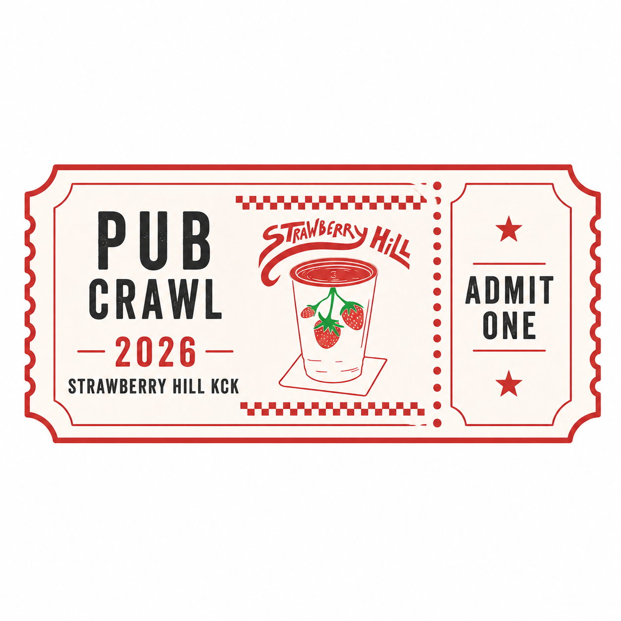 2026 Pub Crawl Ticket