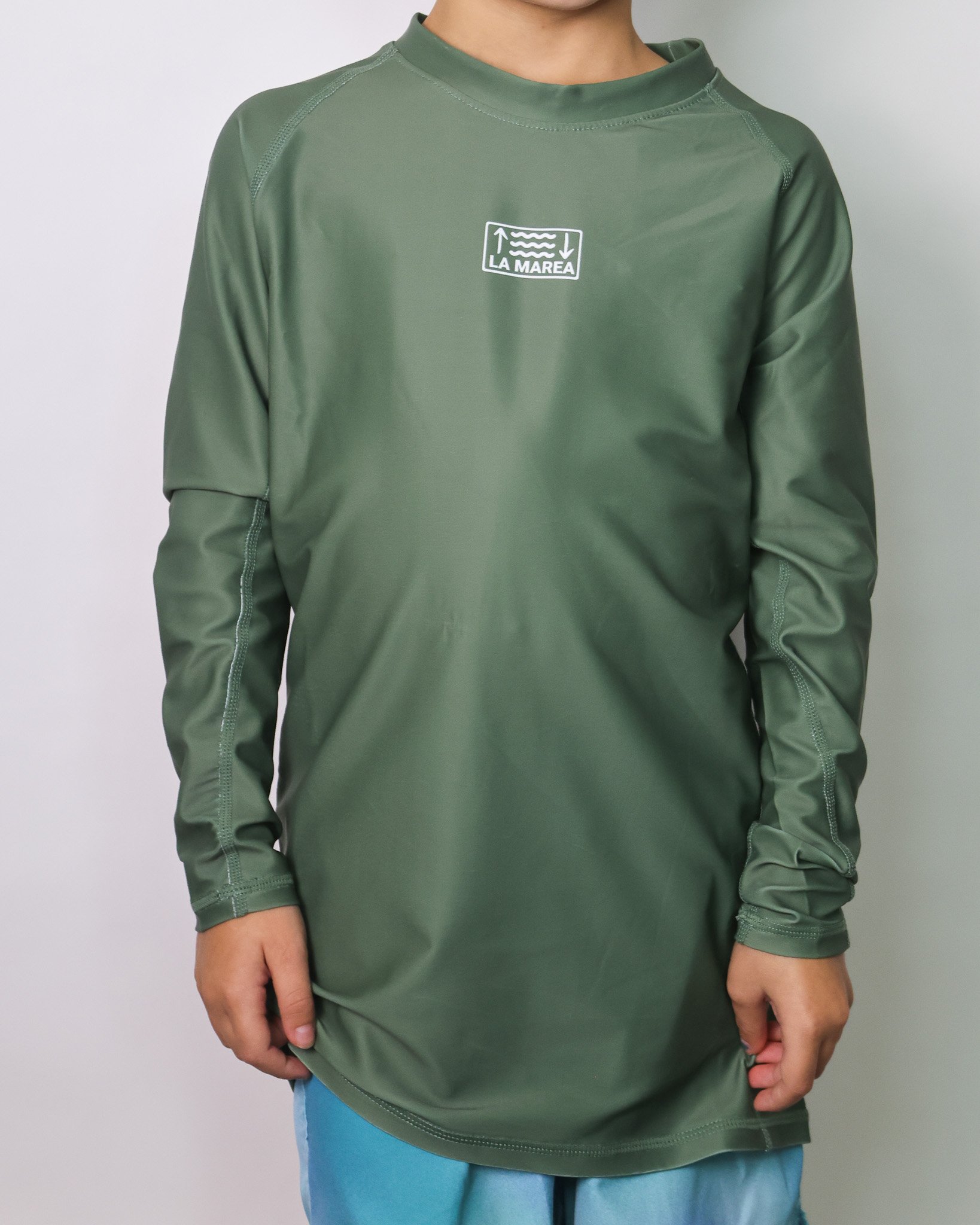 Kids rash guard - Green