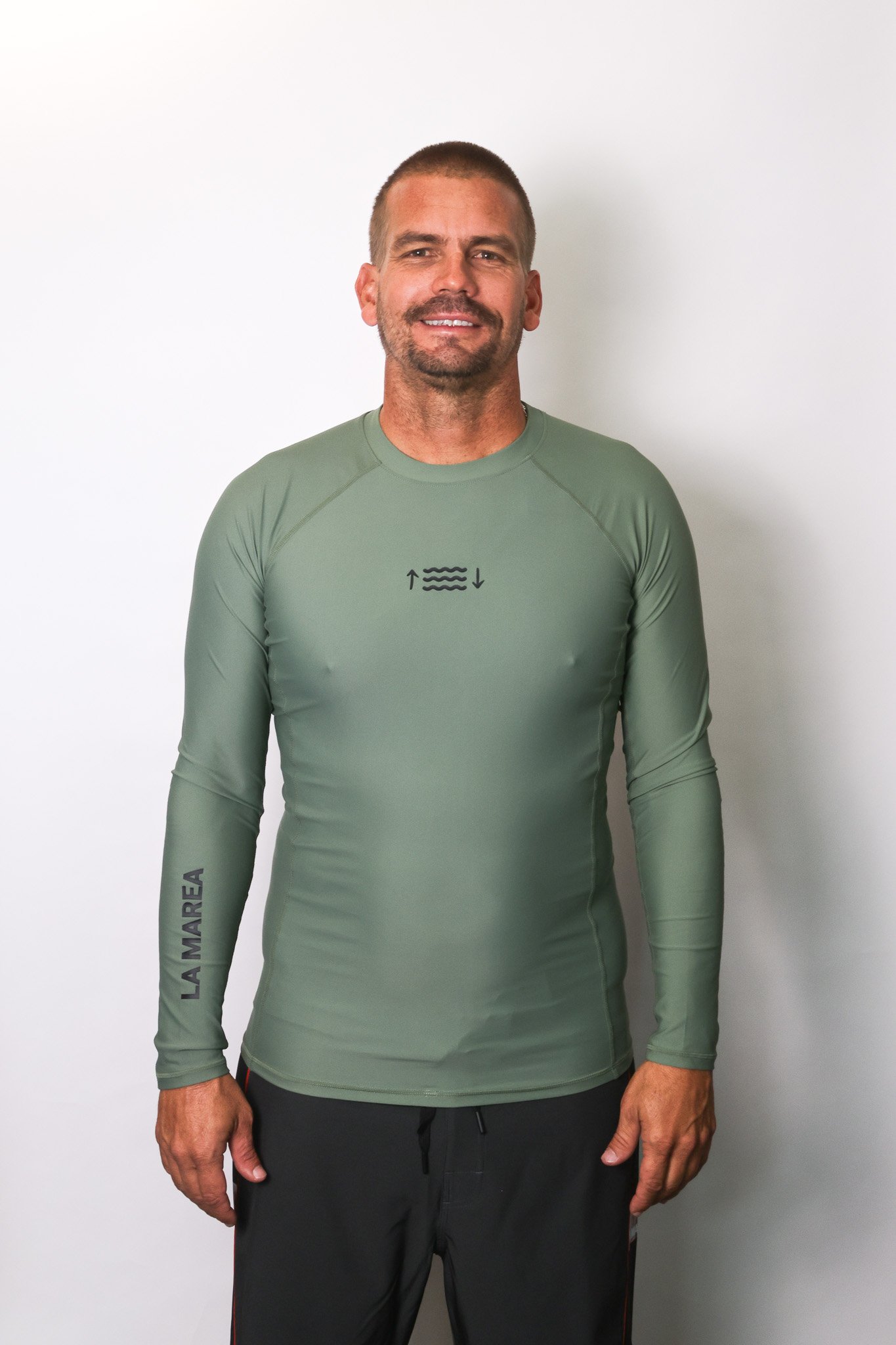 Men's rash guard - Green